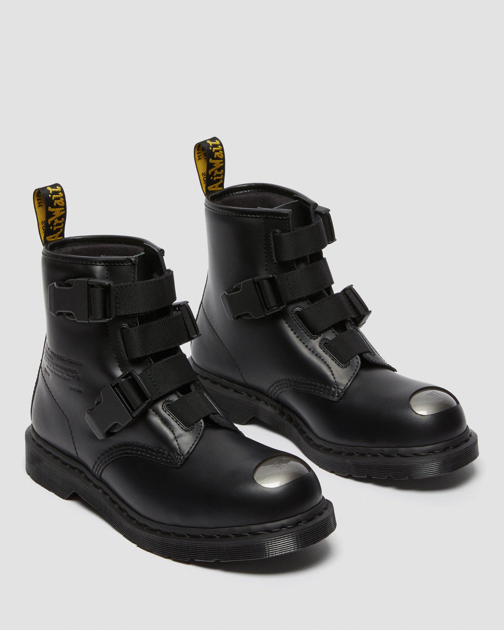 1460 WTAPS LEATHER STRAP BOOTS in BLACK | Dr. Martens™