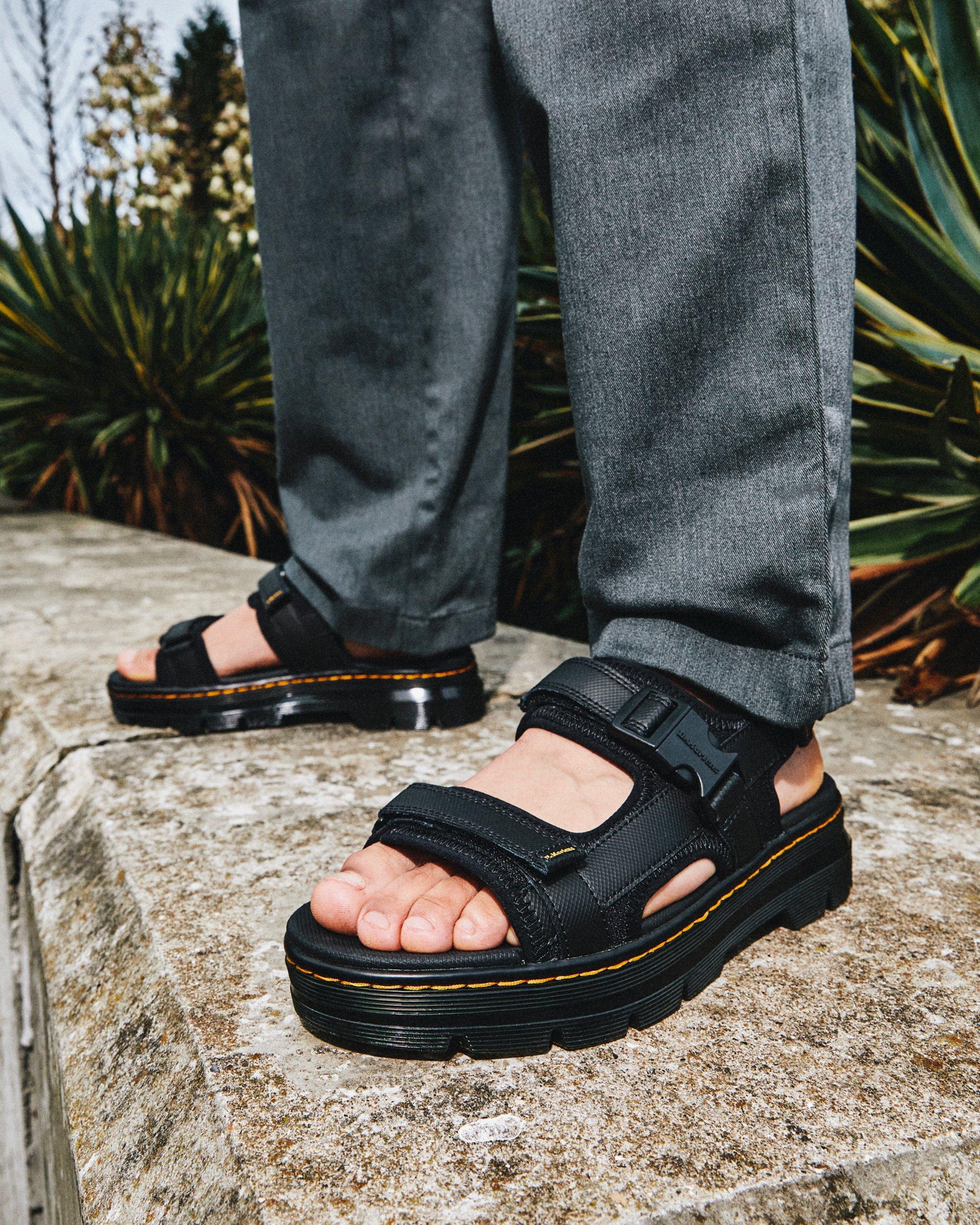 Forster Webbing Sandals in Black | Dr. Martens