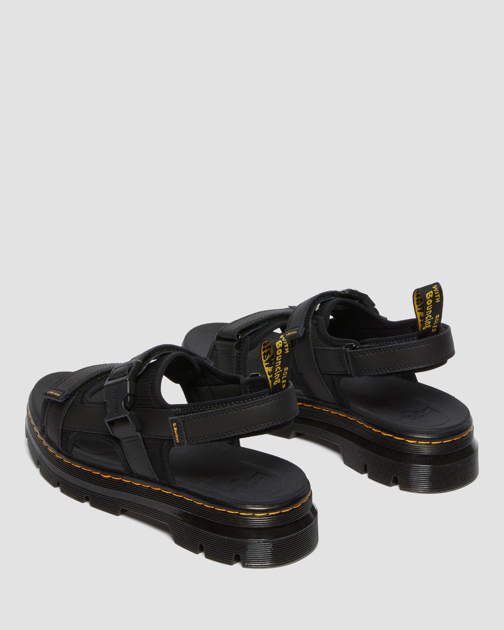 Forster Webbing Sandals in BLACK | Dr. Martens™