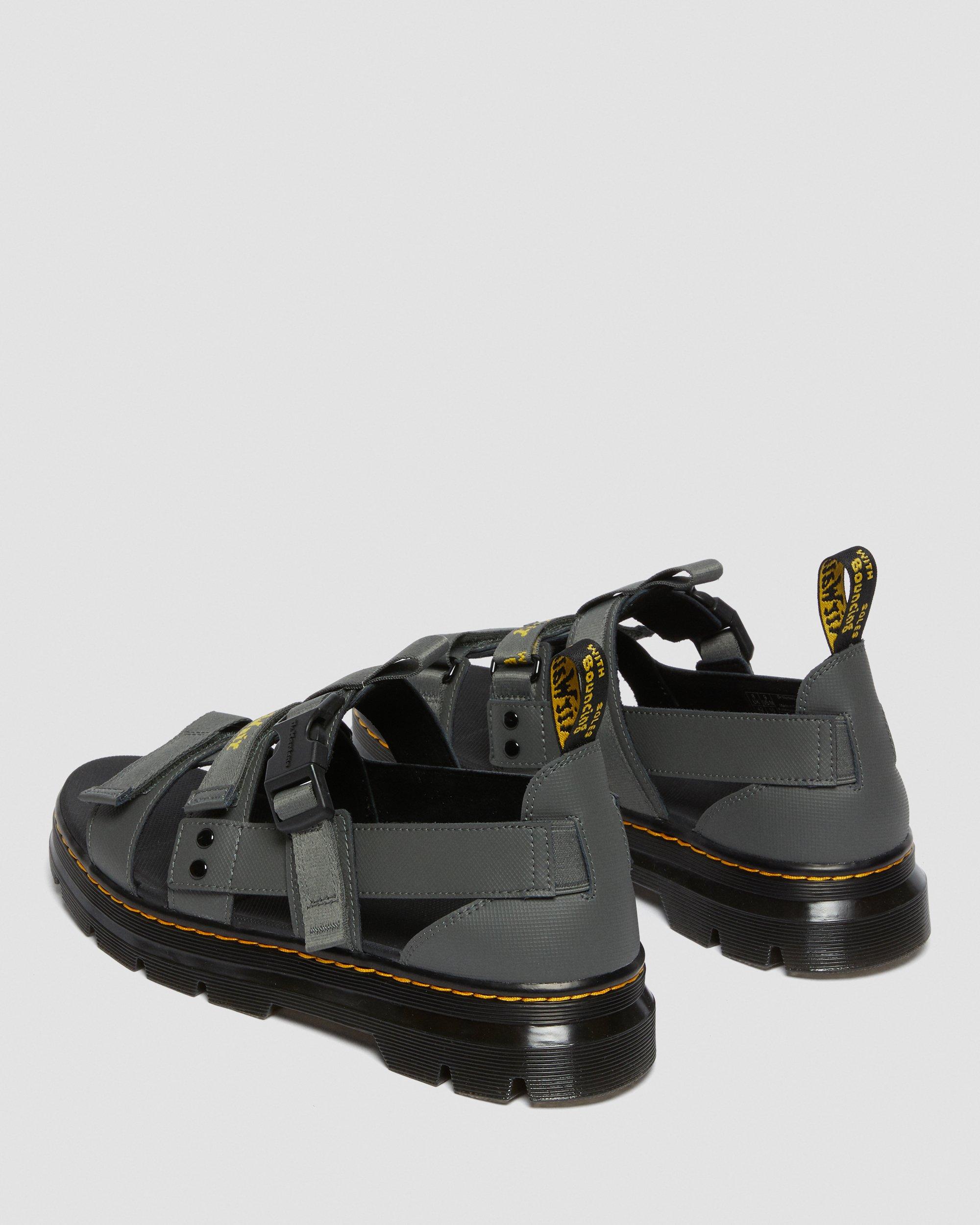 Pearson Webbing Sandals in GUNMETAL | Dr. Martens™