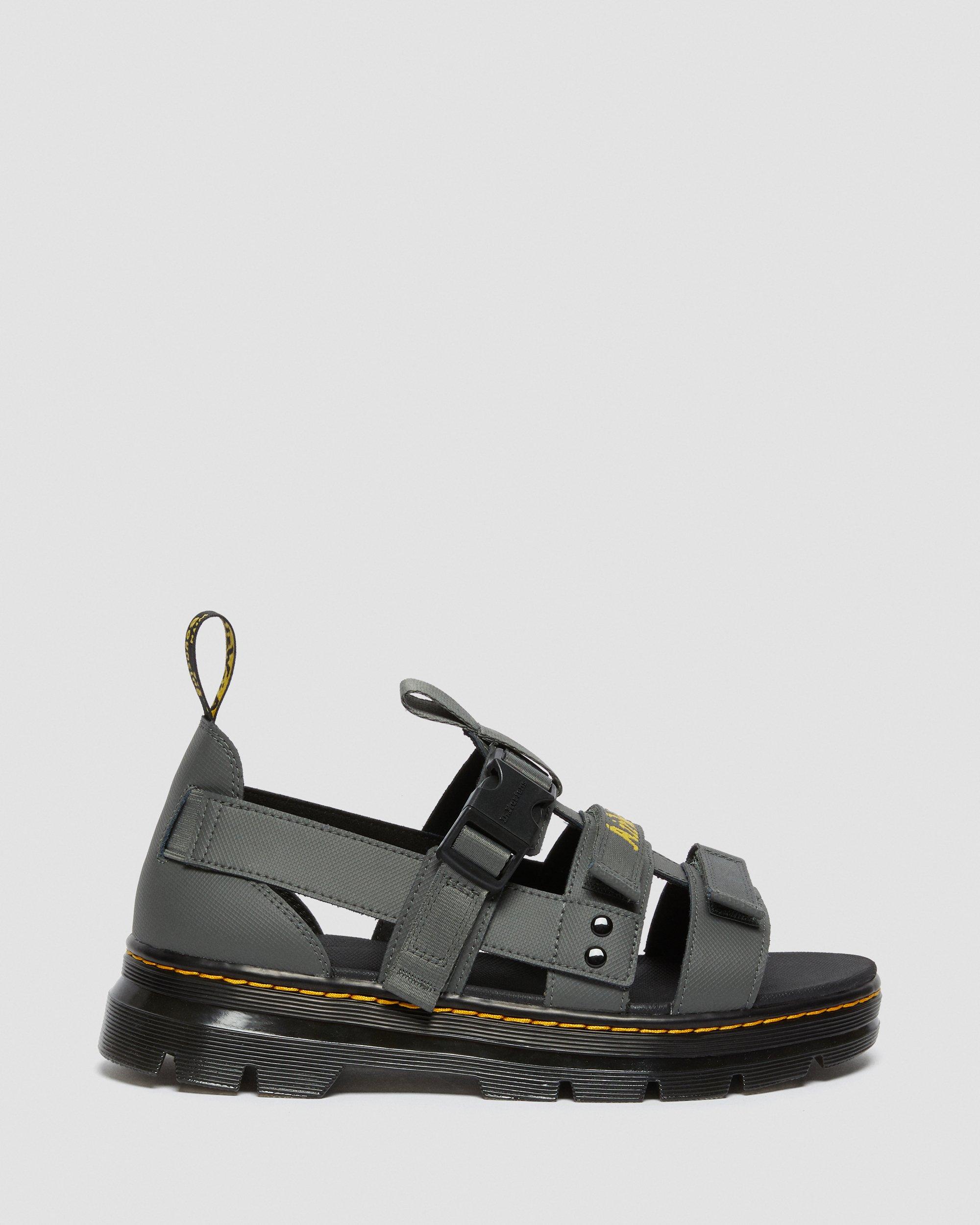 Pearson Webbing Sandals in GUNMETAL | Dr. Martens™