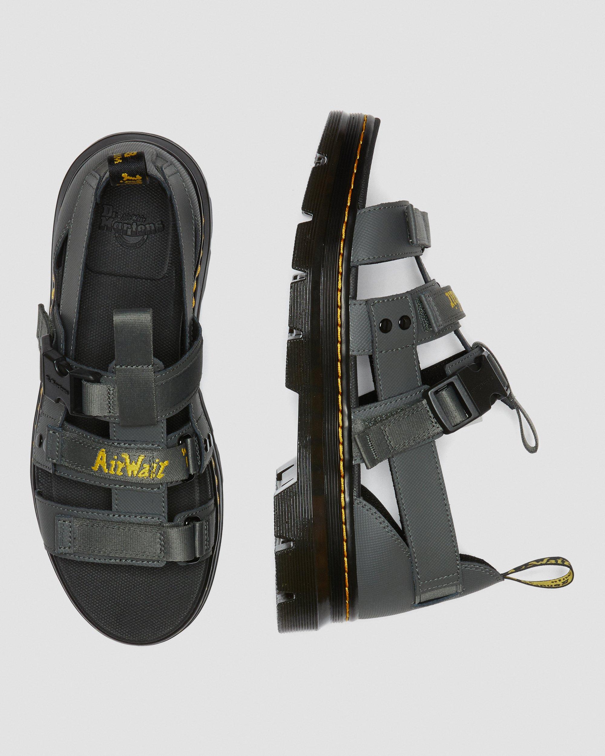 Dr.Martens PEARSON GUNL 26cm 美品 箱付 Pearson Webbing Sandals in GUNMETAL | Dr. Martens™