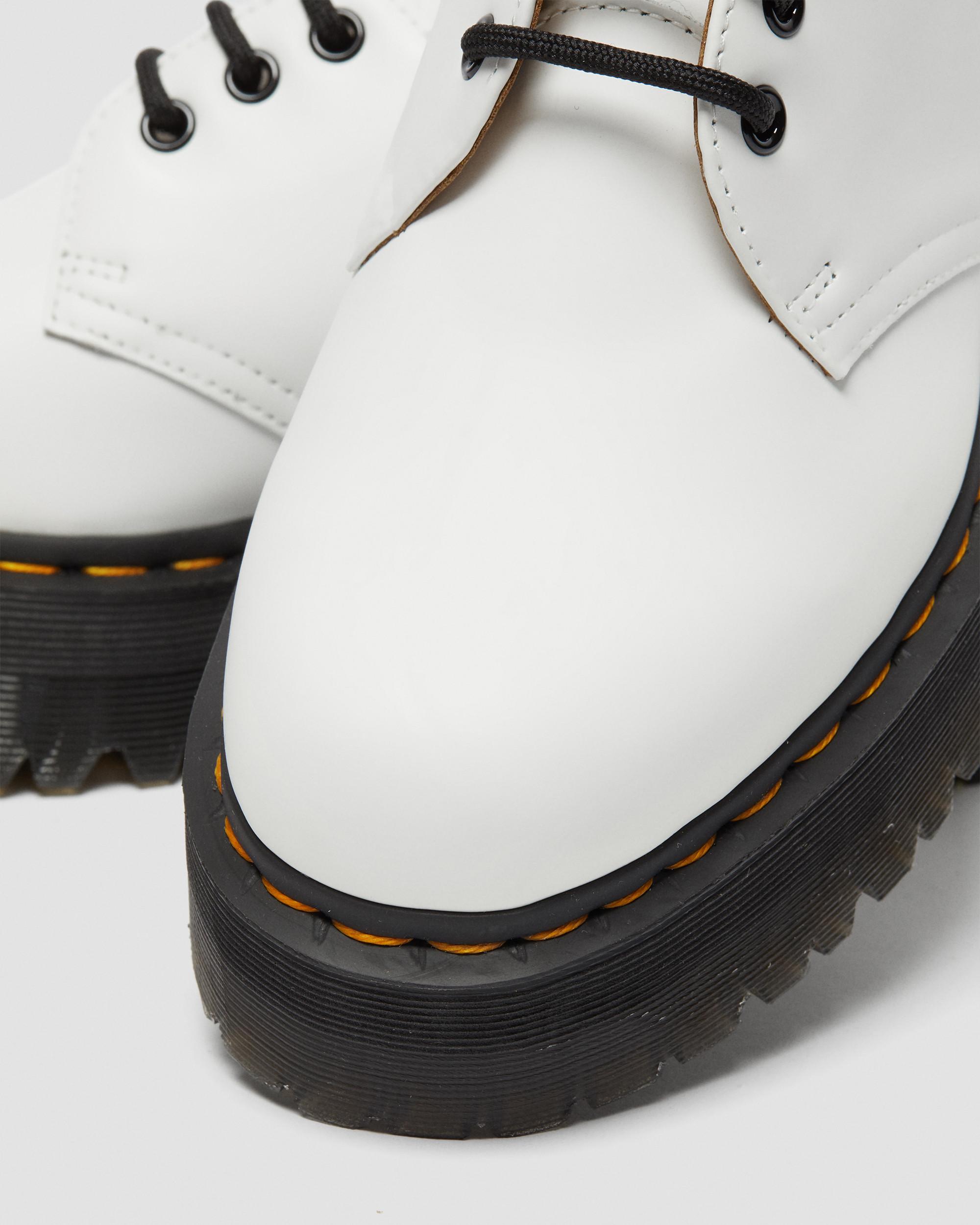 Chaussures plateformes Quad 1461 en Cuir in Blanc