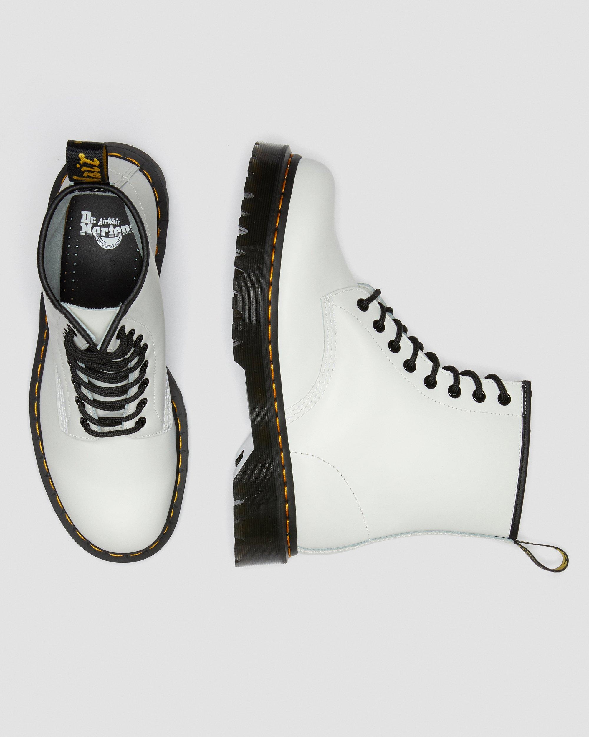 Dr. Martens 1460 Bex - White Boots - Genuine Leather Boots - Lulus