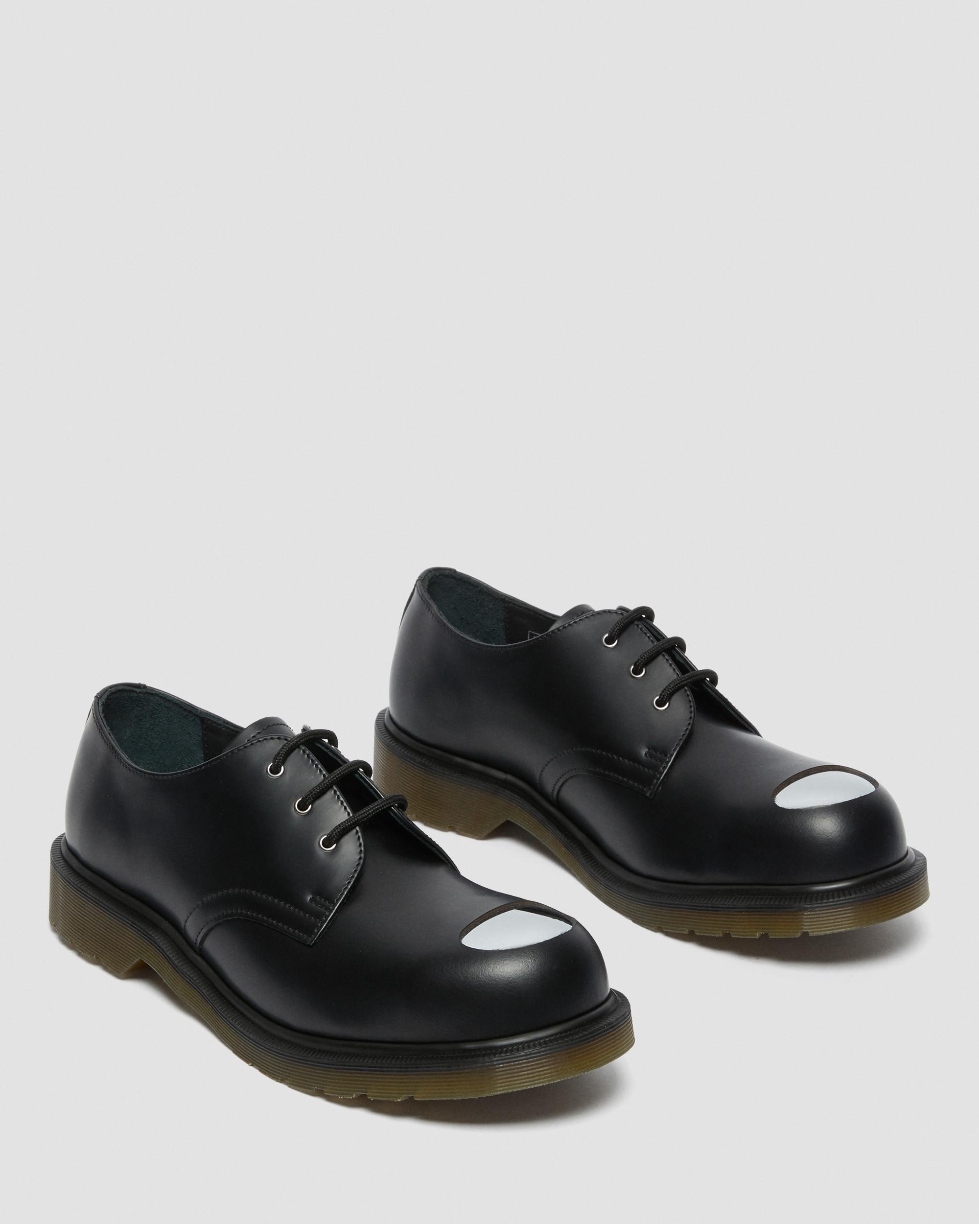 1925 Exposed Steel Toe Leather Shoes | Dr. Martens