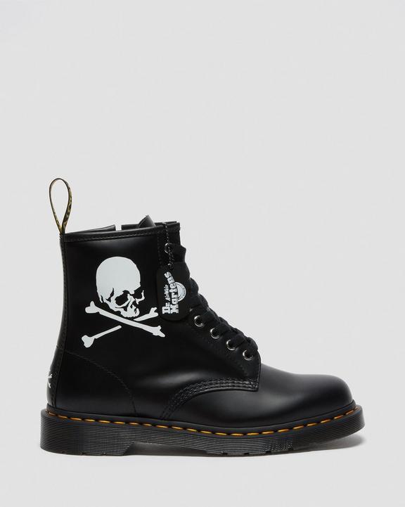 1460 Mastermind Leather Lace Up Boots in Black | Dr. Martens 1460 Mastermind Leather Lace Up Boots in Black | Dr. Martens