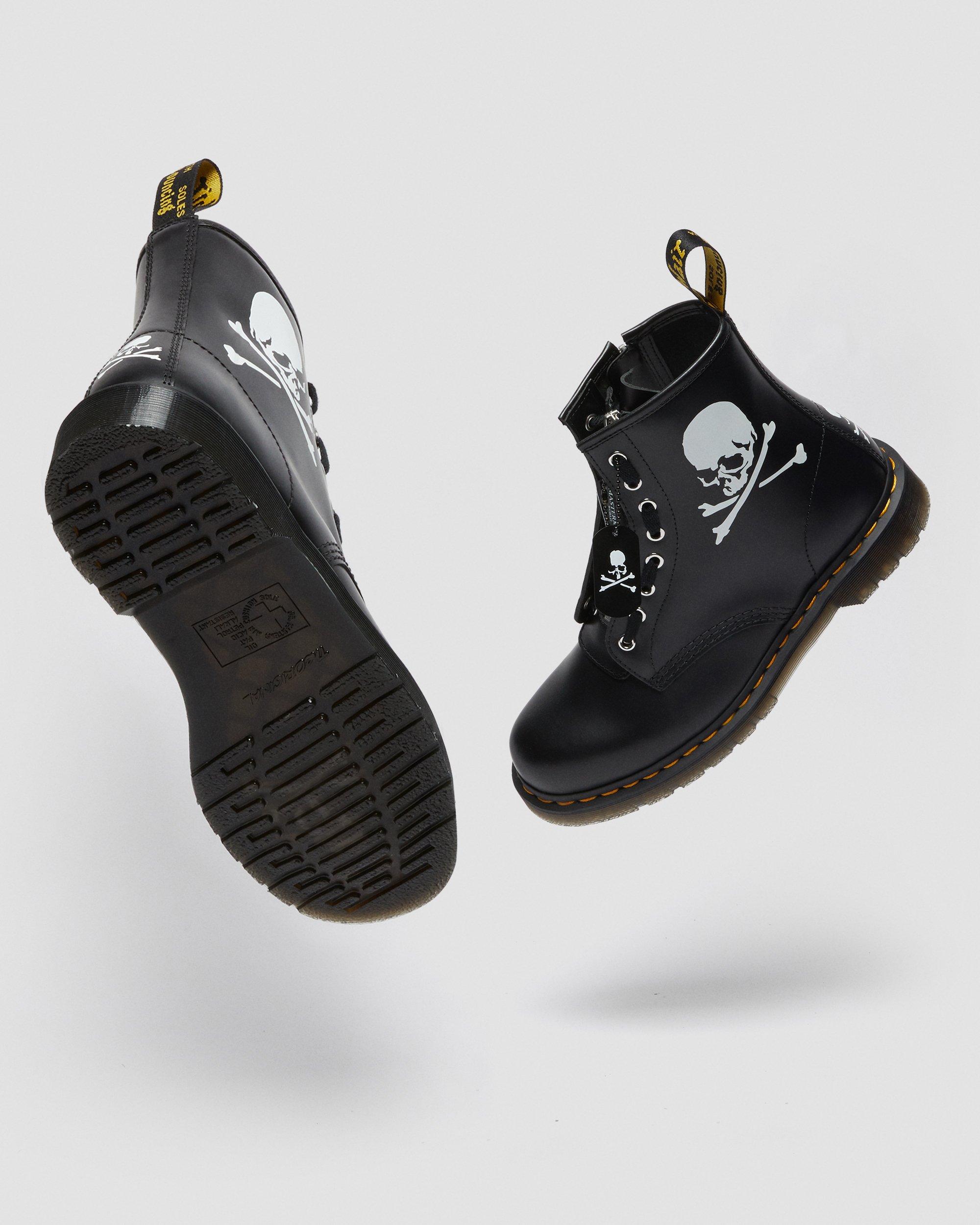 DR MARTENS 1460 Mastermind Leather Lace Up Boots