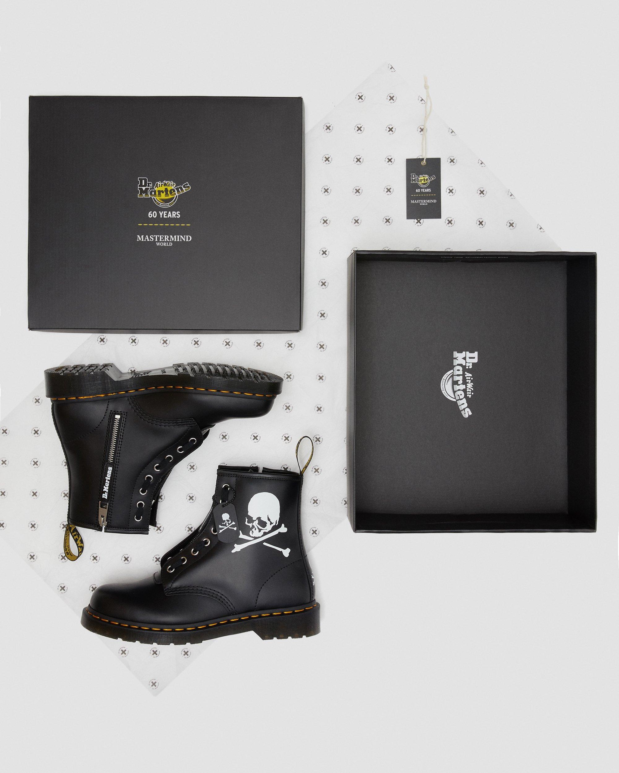 DR MARTENS 1460 Mastermind Leather Lace Up Boots