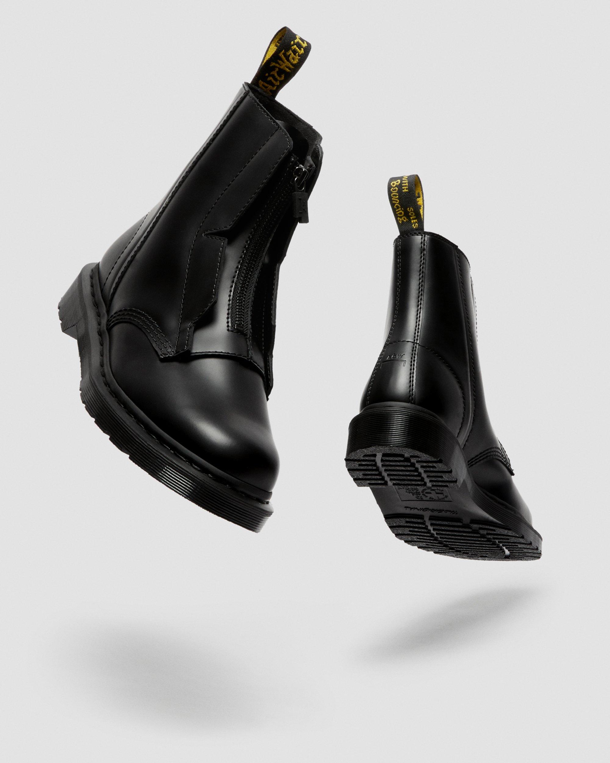 1460 A-Cold-Wall* Leather Lace Up Boots in Black | Dr. Martens