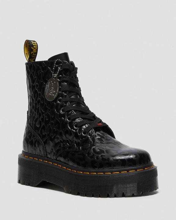 Jadon X-GIRL Platform Leather Boots in Black | Dr. Martens Jadon X-GIRL Platform Leather Boots in Black | Dr. Martens