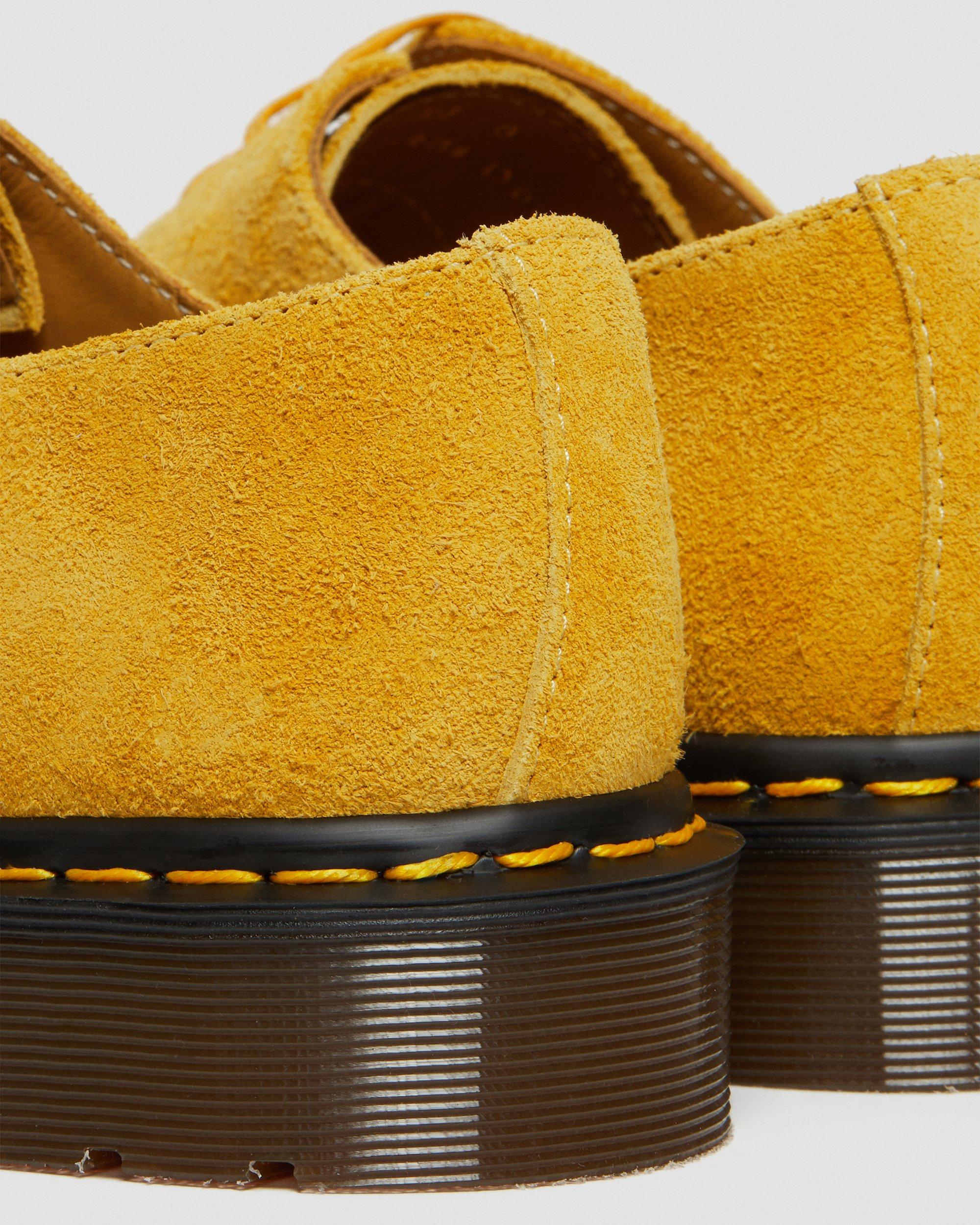 Dr Martens 1461 Made in England Suede Oxford Shoes Yellow UK 10 MEN\'S US 11 W12 Dr Martens 1461 Made in England Buck Suede Oxford Shoe  main image 4
