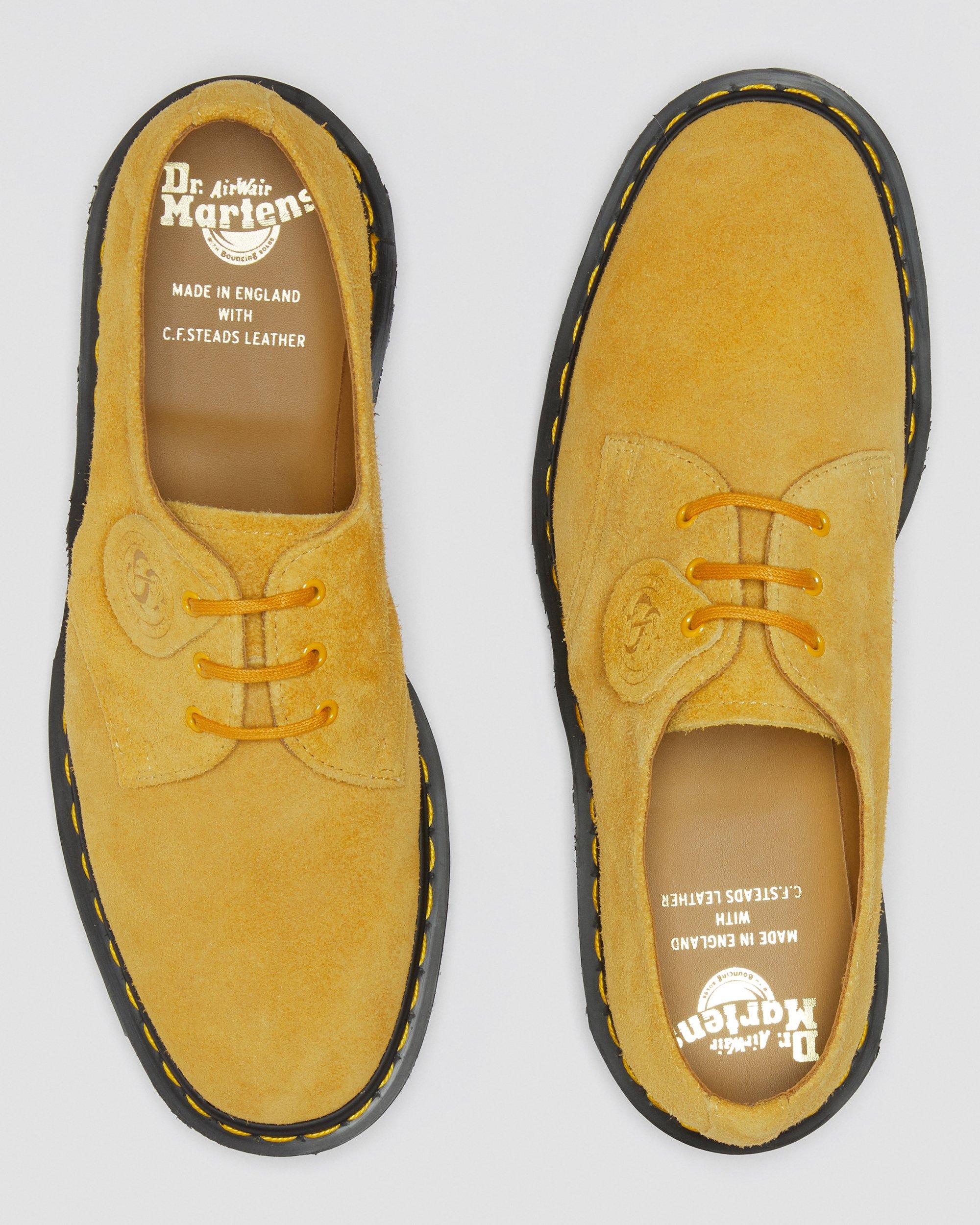 1461 Made In England Suede Oxford Shoes in SUN YELLOW | Dr. Martens™