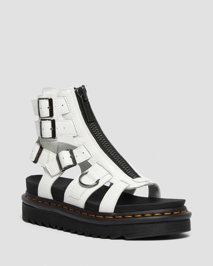 OLSONOlson Zipped Leather Strap Sandals Dr. Martens