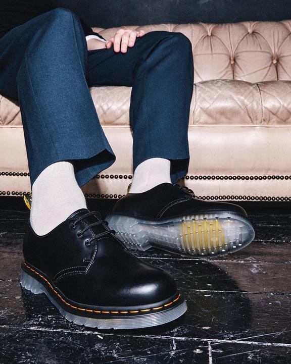 1461 Iced Smooth Leather Oxford Shoes in Black | Dr. Martens 1461 Iced Smooth Leather Oxford Shoes in Black | Dr. Martens