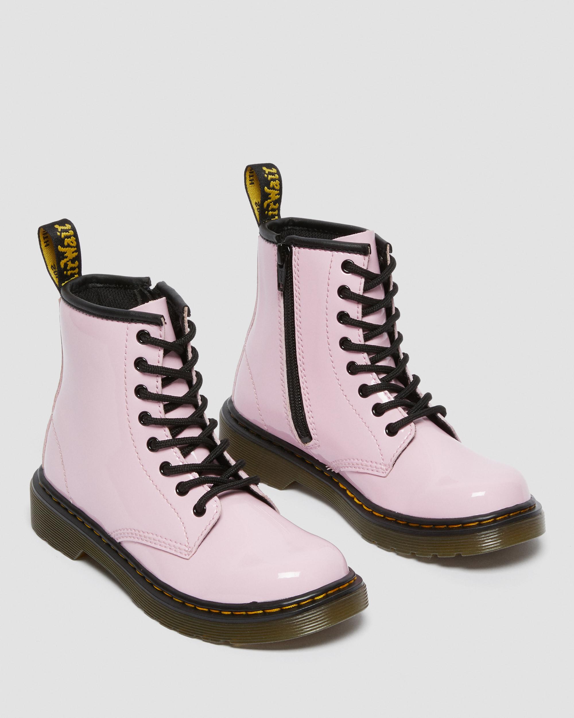 DR MARTENS Junior 1460 Patent Leather Lace Up Boots