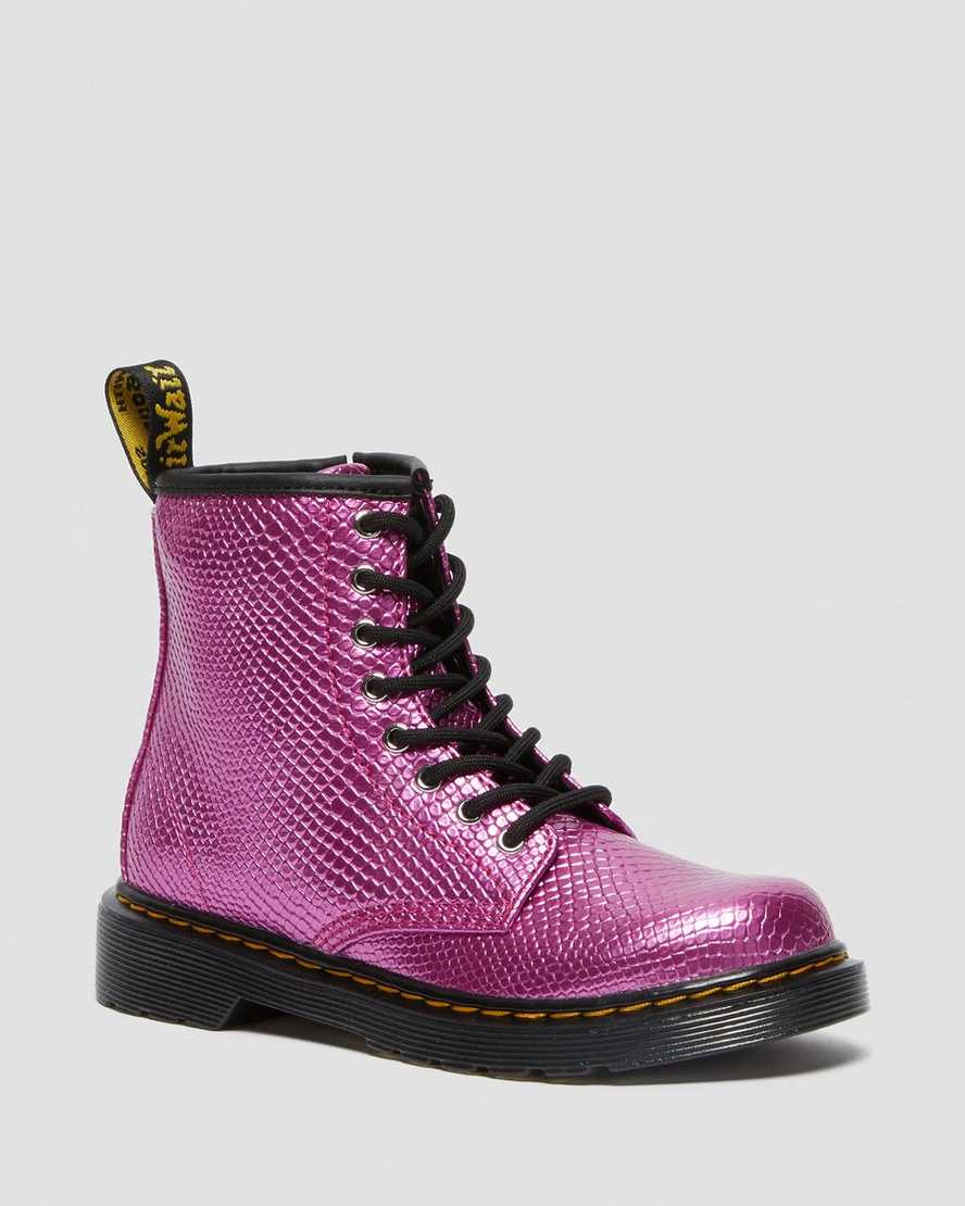 Vlieger Mus tunnel Junior 1460 Reptile Emboss Lace Up Boots | Dr. Martens