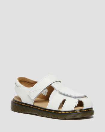 Junior Moby II Leather Velcro Sandals