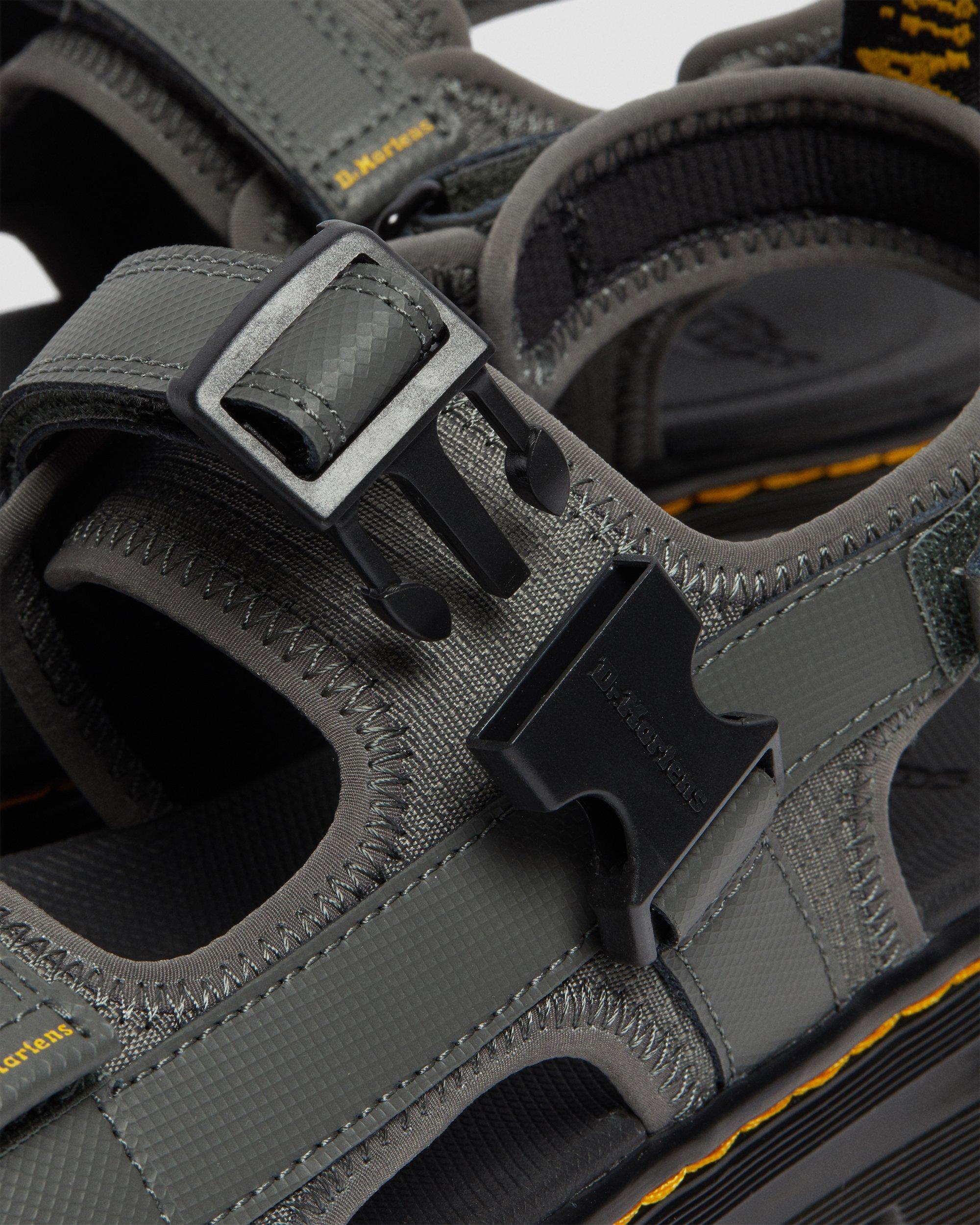 Forster Webbing Sandals in GUNMETAL | Dr. Martens™