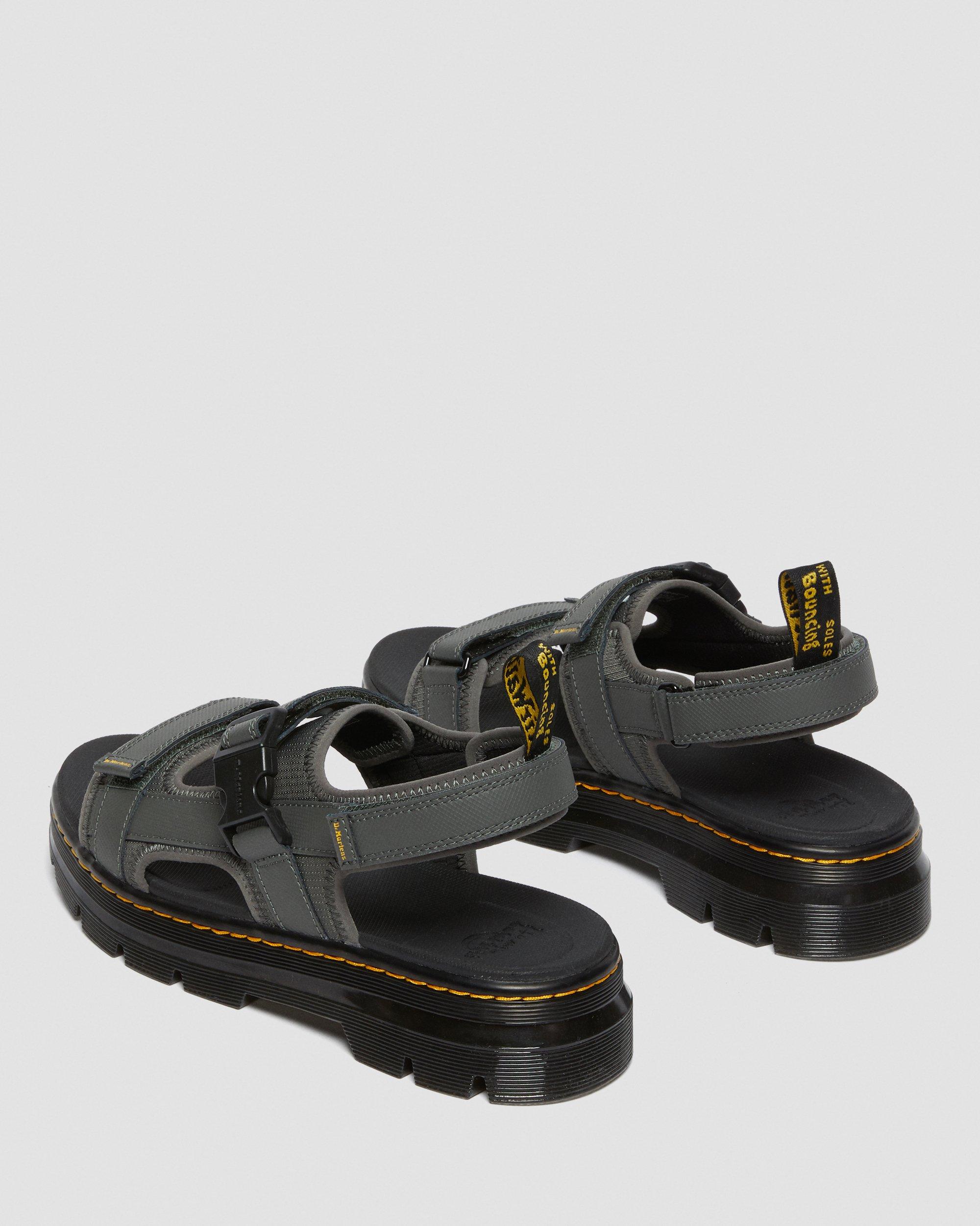 Forster Webbing Sandals in GUNMETAL | Dr. Martens™