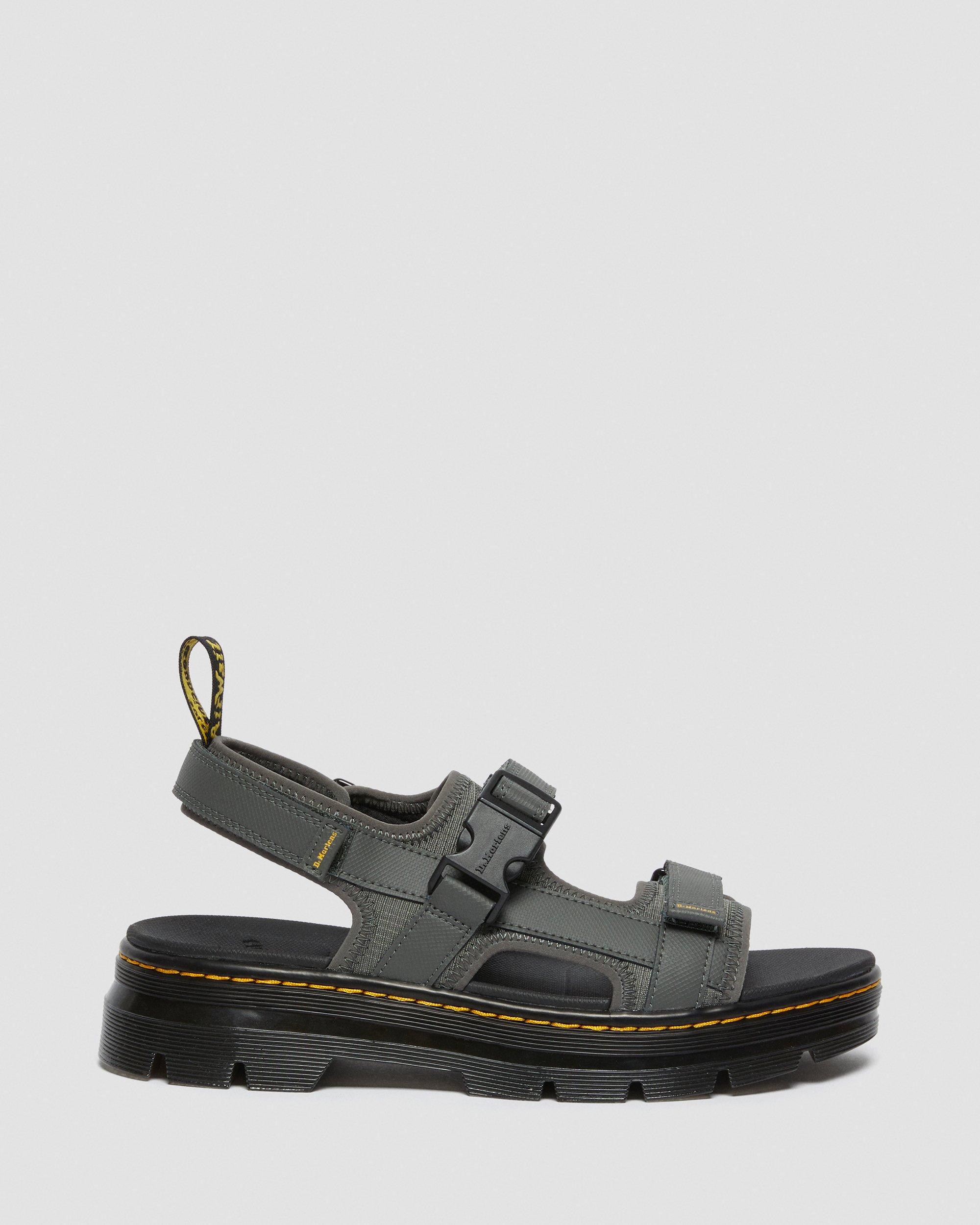 Forster Webbing Sandals in GUNMETAL | Dr. Martens™