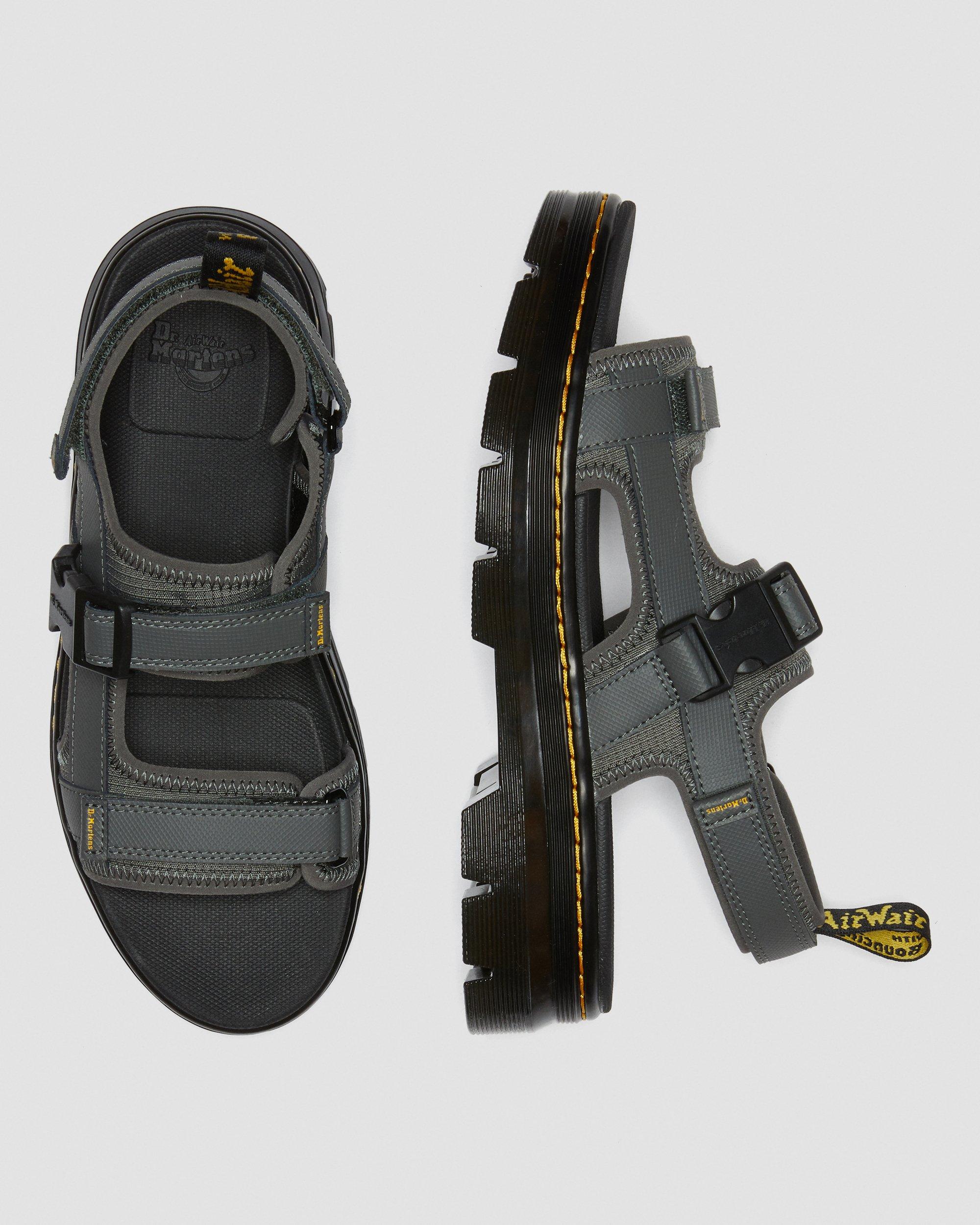 Forster Webbing Sandals in GUNMETAL | Dr. Martens™
