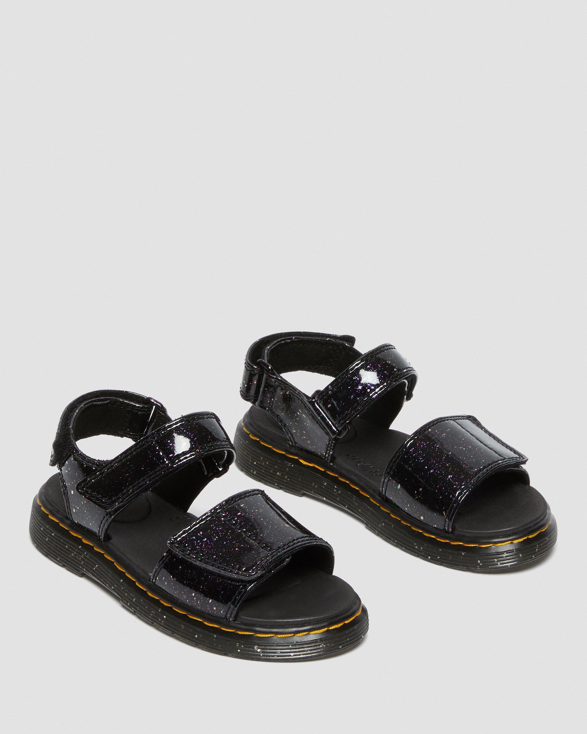 Junior Romi Glitter Sandals in Purple Dr. Martens