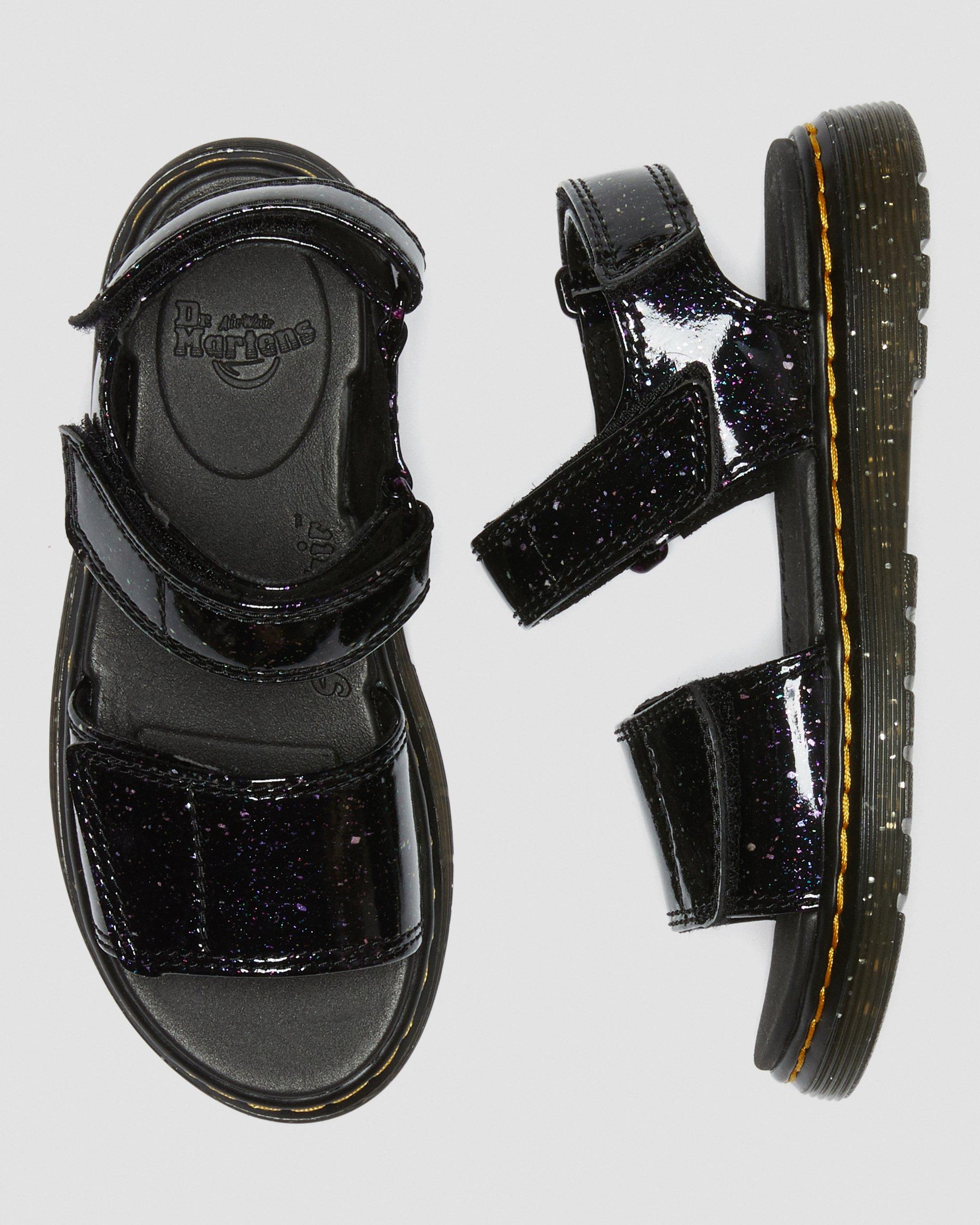 Junior Romi Glitter Sandals in PURPLE | Dr. Martens™