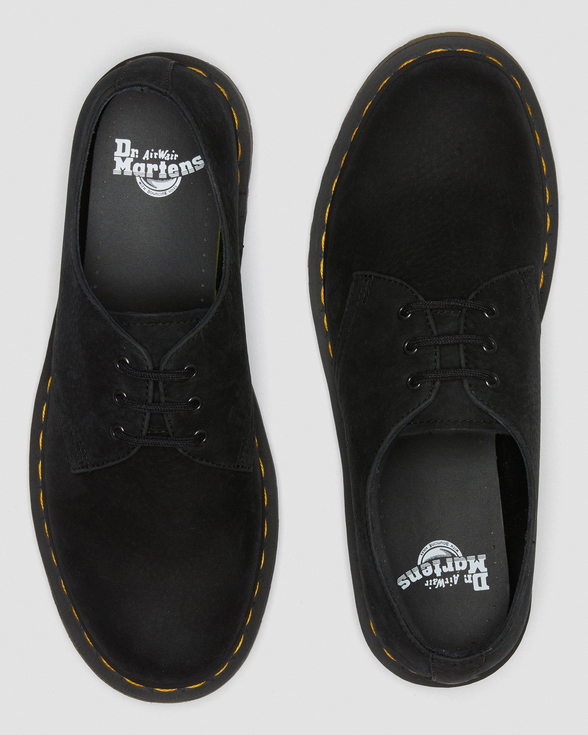 1461 Nubuck Leather Oxford Shoes in BLACK | Dr. Martens™