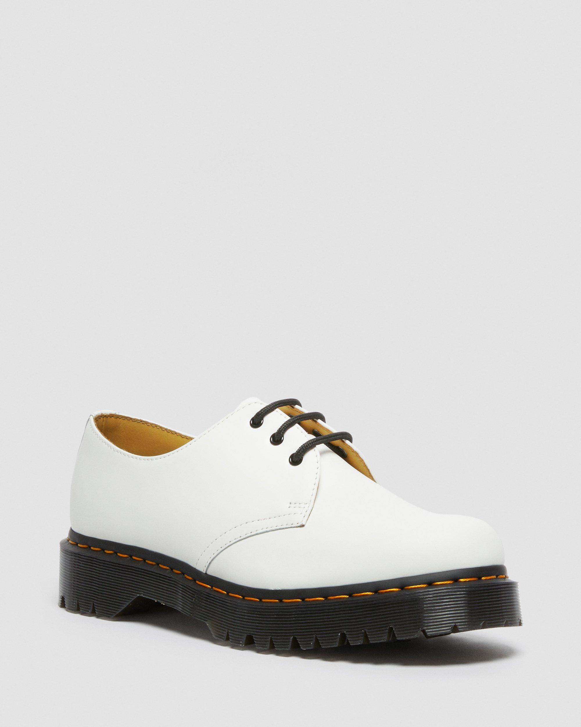 1461 Bex Smooth Leather Oxford Shoes in White | Dr. Martens