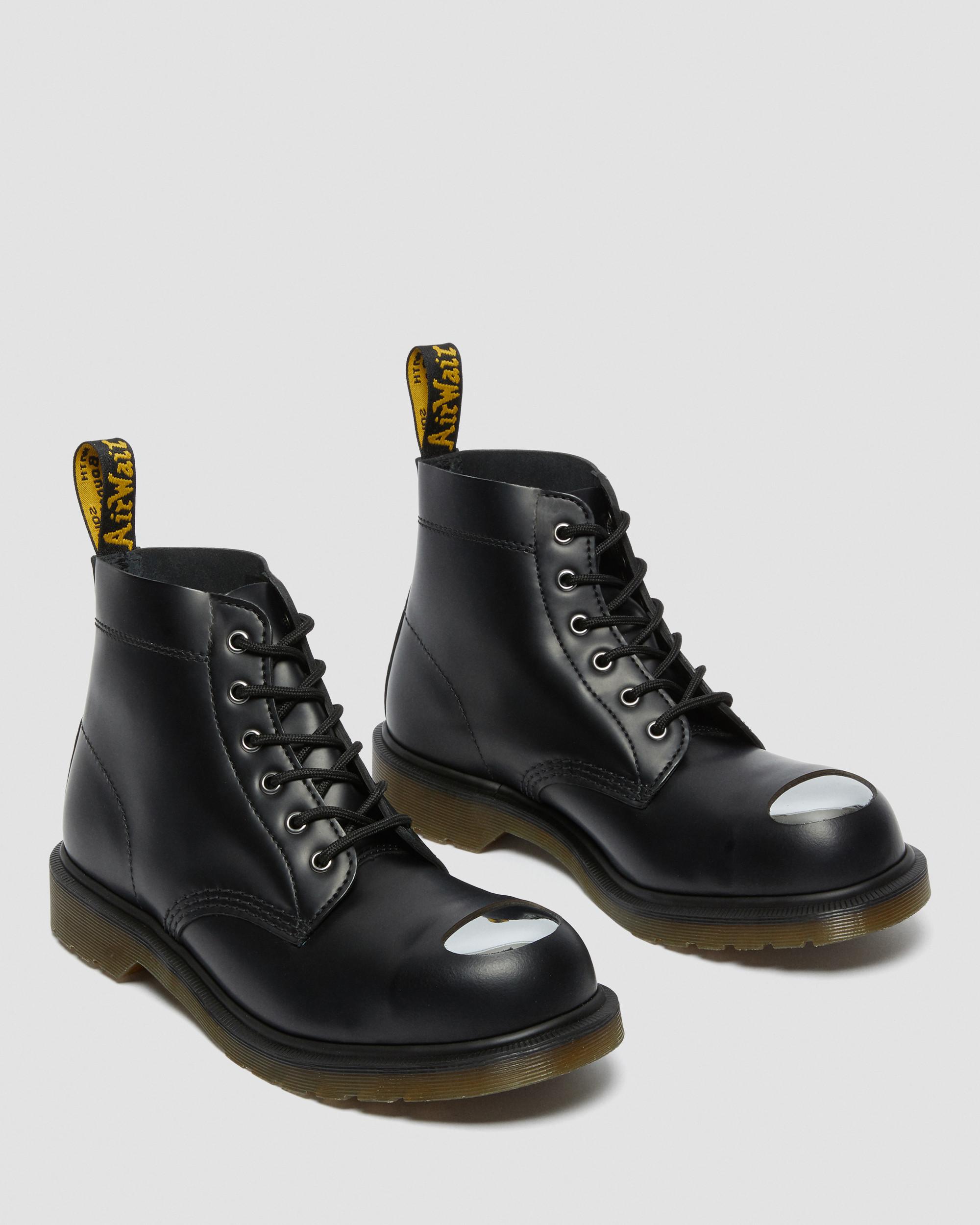 Botines 101 en piel con puntera de | Dr. Martens