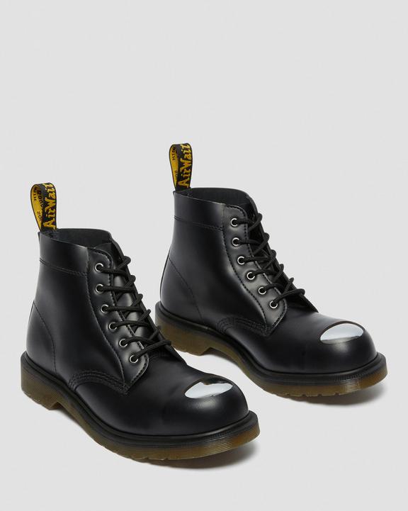 101 Exposed Steel Toe Leather Ankle Boots101 Exposed Steel Toe Leather Ankle Boots Dr. Martens