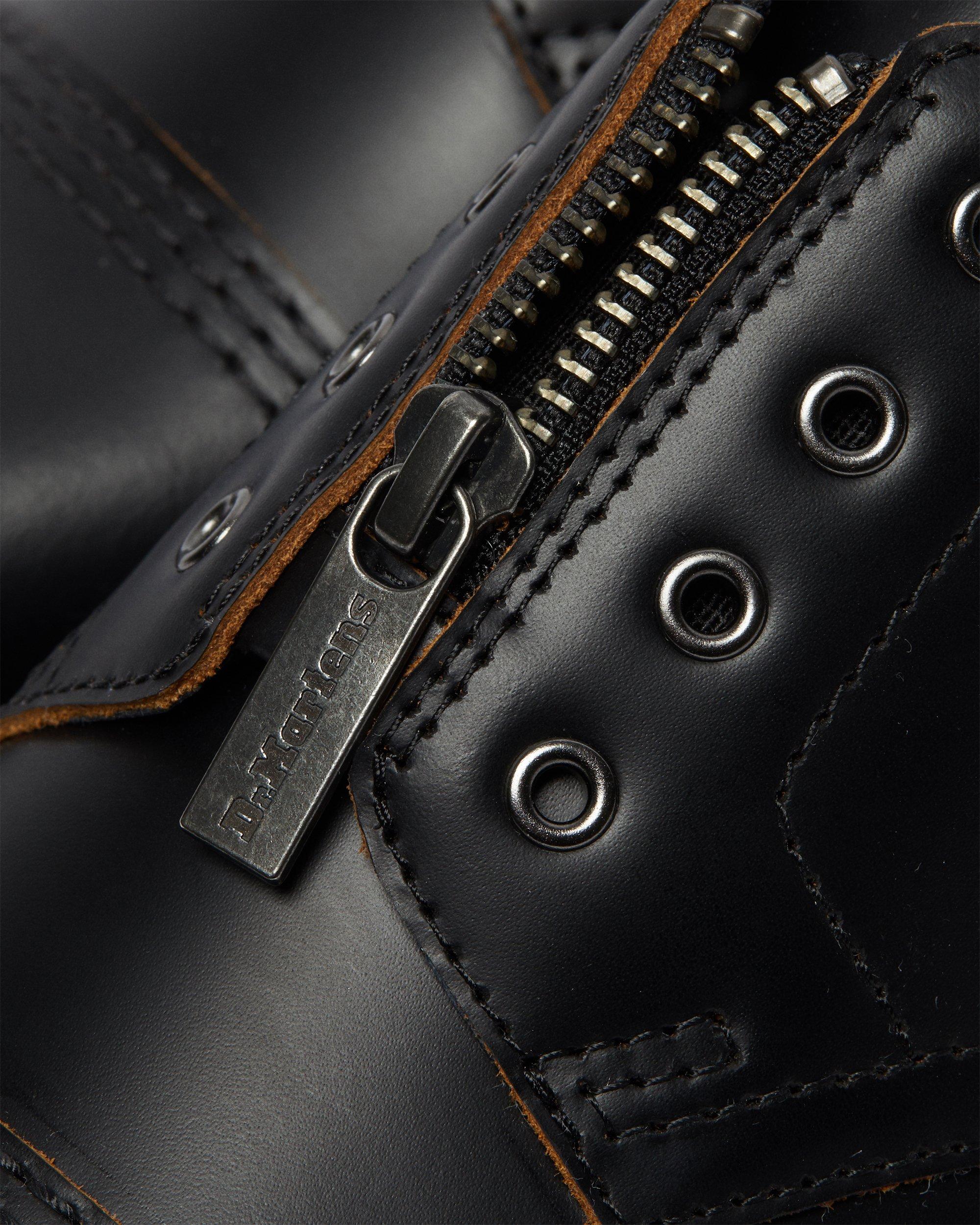 Smiths Laceless Bex Leather Shoes in BLACK | Dr. Martens™