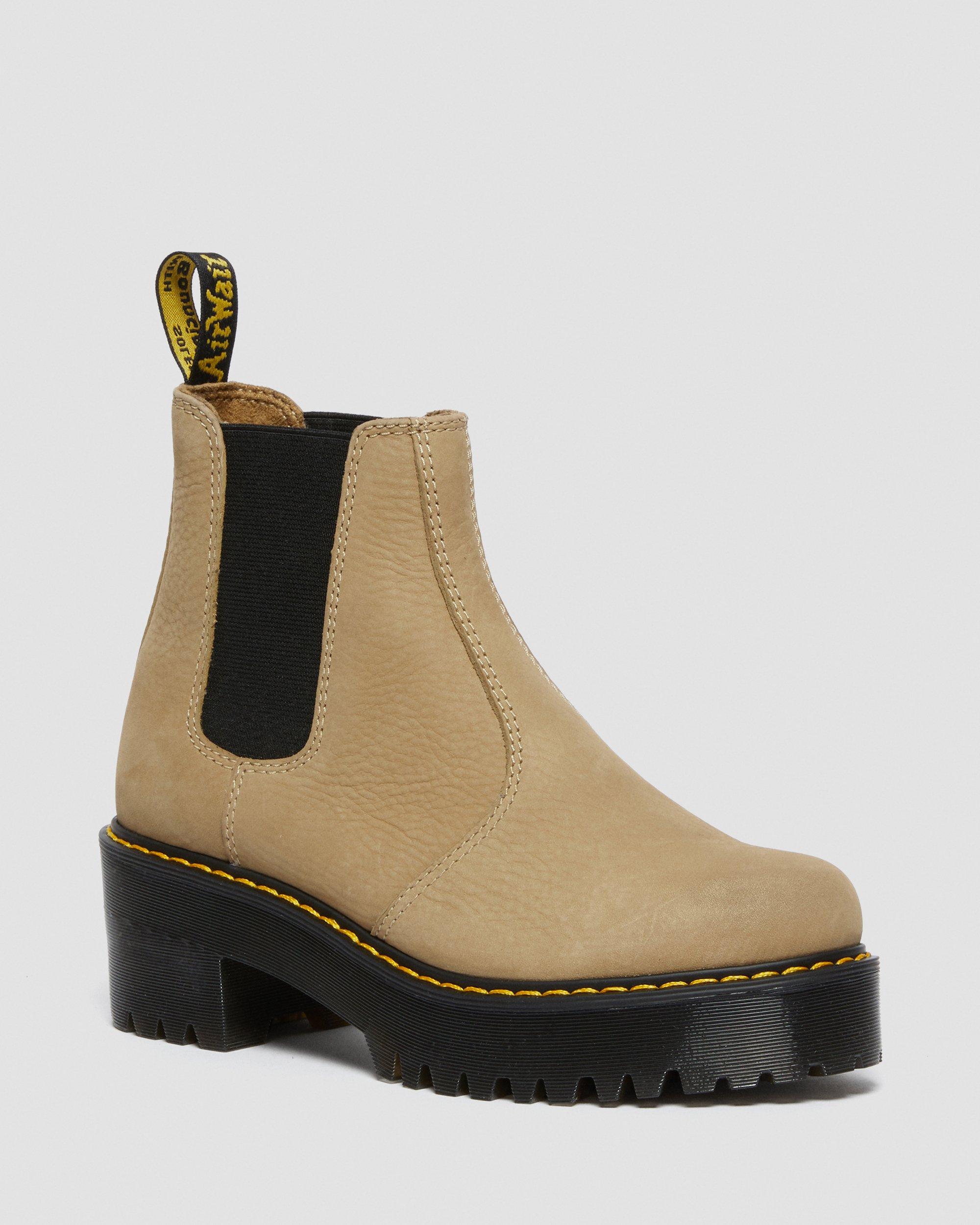 Rometty Women's Leather Platform Chelsea Boots | Dr. Martens