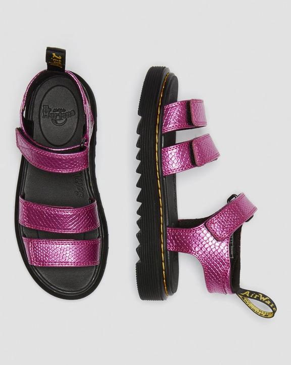 https://i1.adis.ws/i/drmartens/26685650.88.jpg?$large$Junior Klaire Reptile Emboss Leather Strap Sandals Dr. Martens