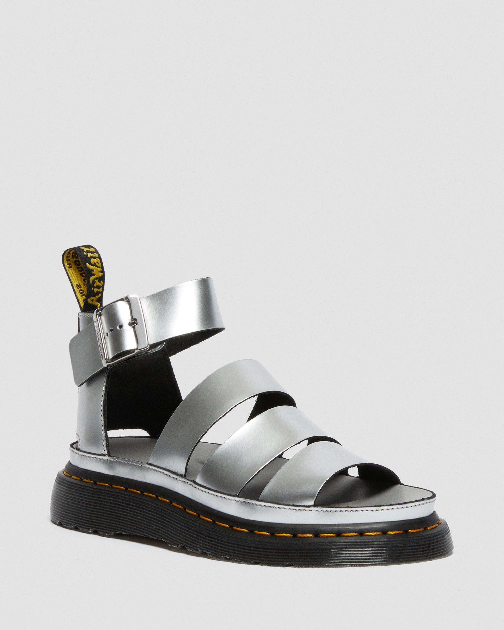 Clarissa II Metallic Leather Sandals | Dr. Martens