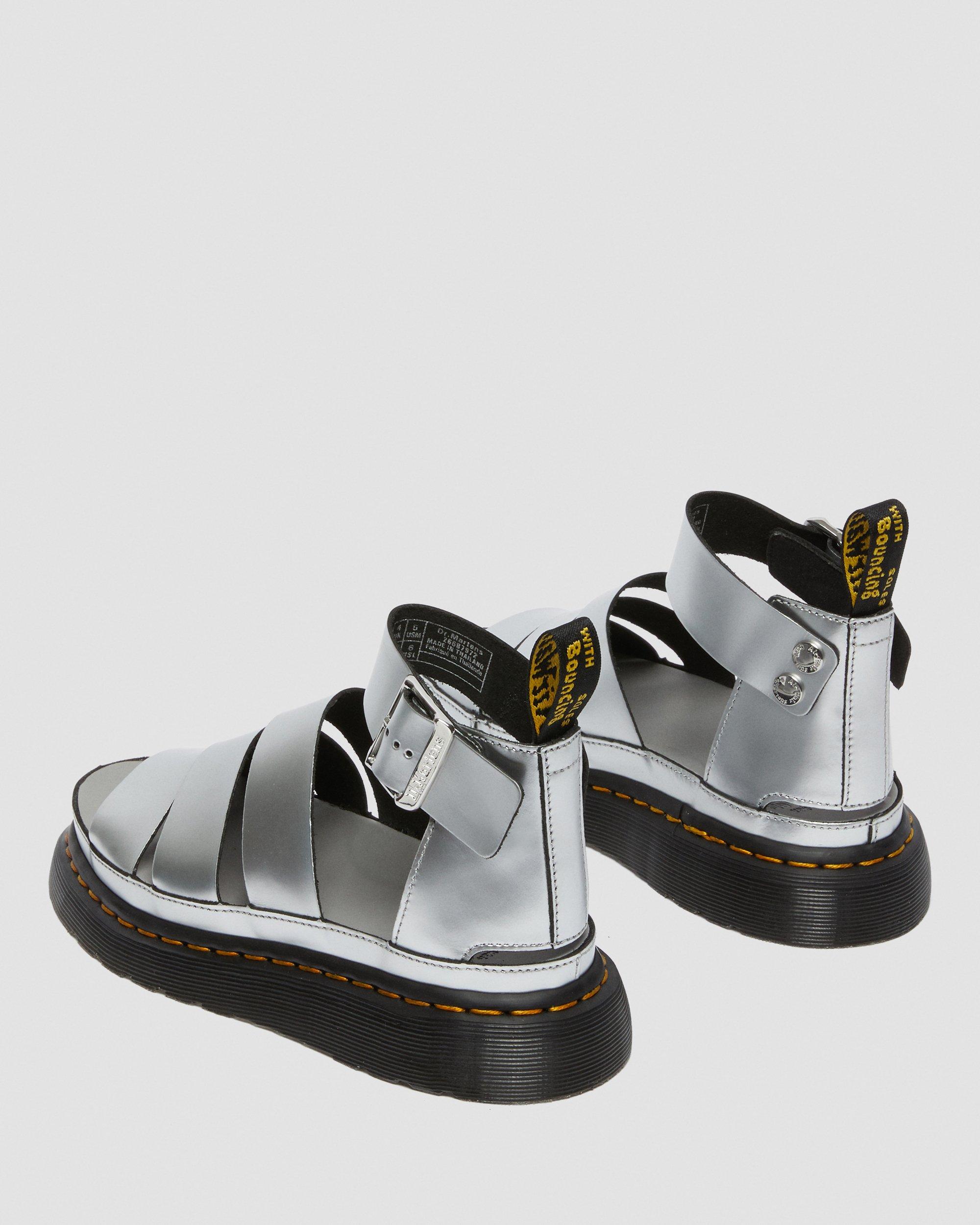 Silver doc hot sale marten sandals