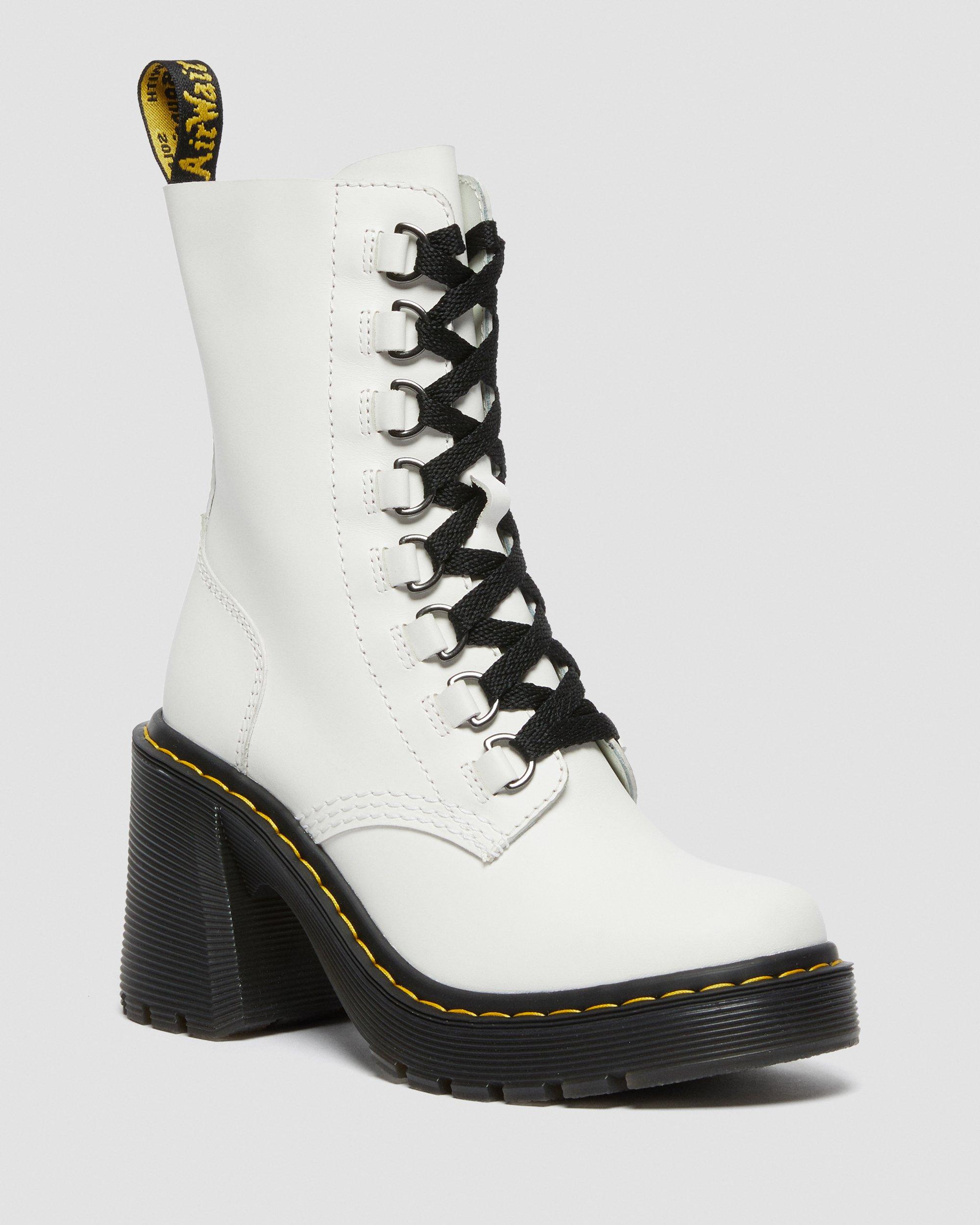 Womens doc deals martens white