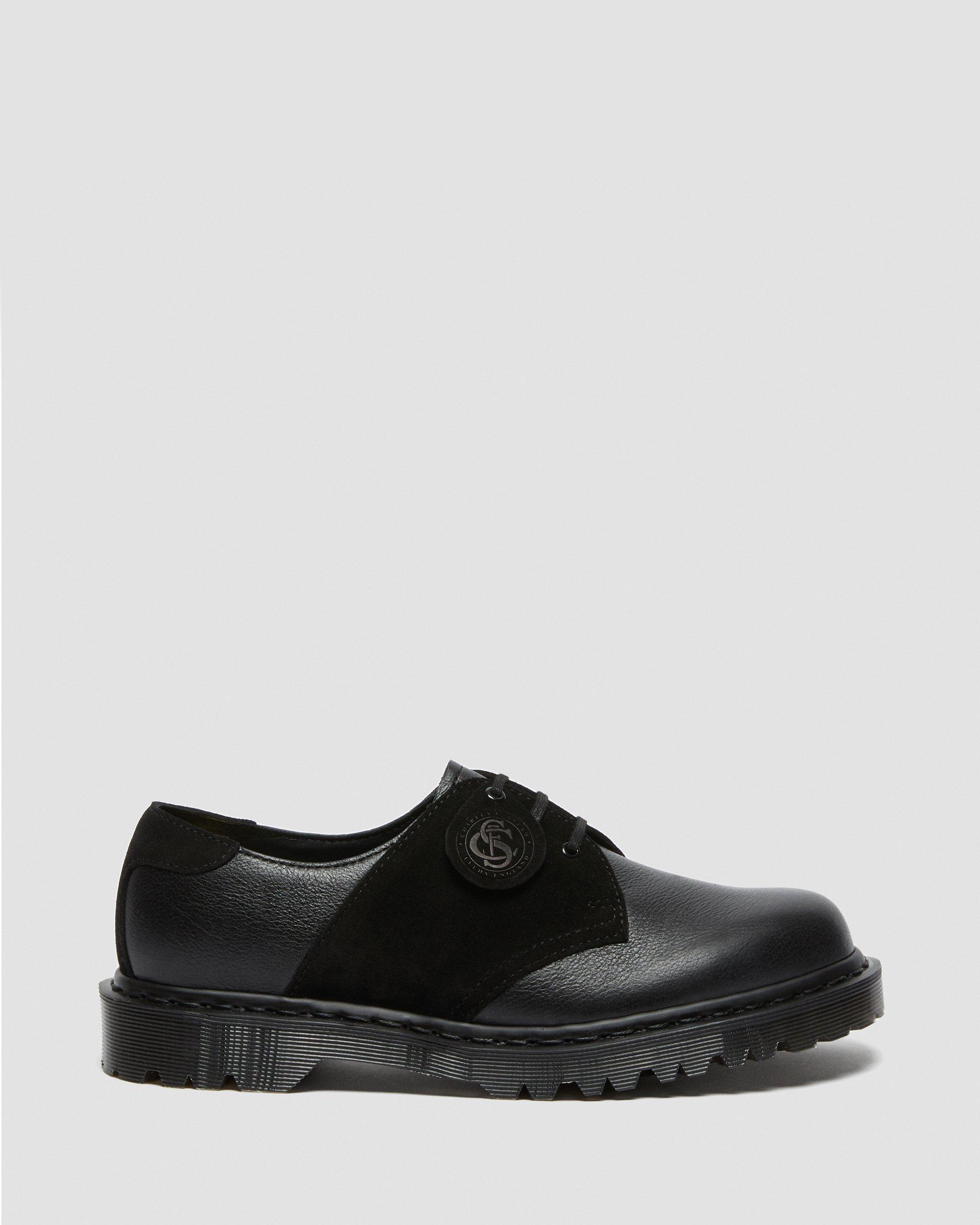 1461 Made in England Leather + Suede Saddle Shoes | Dr. Martens