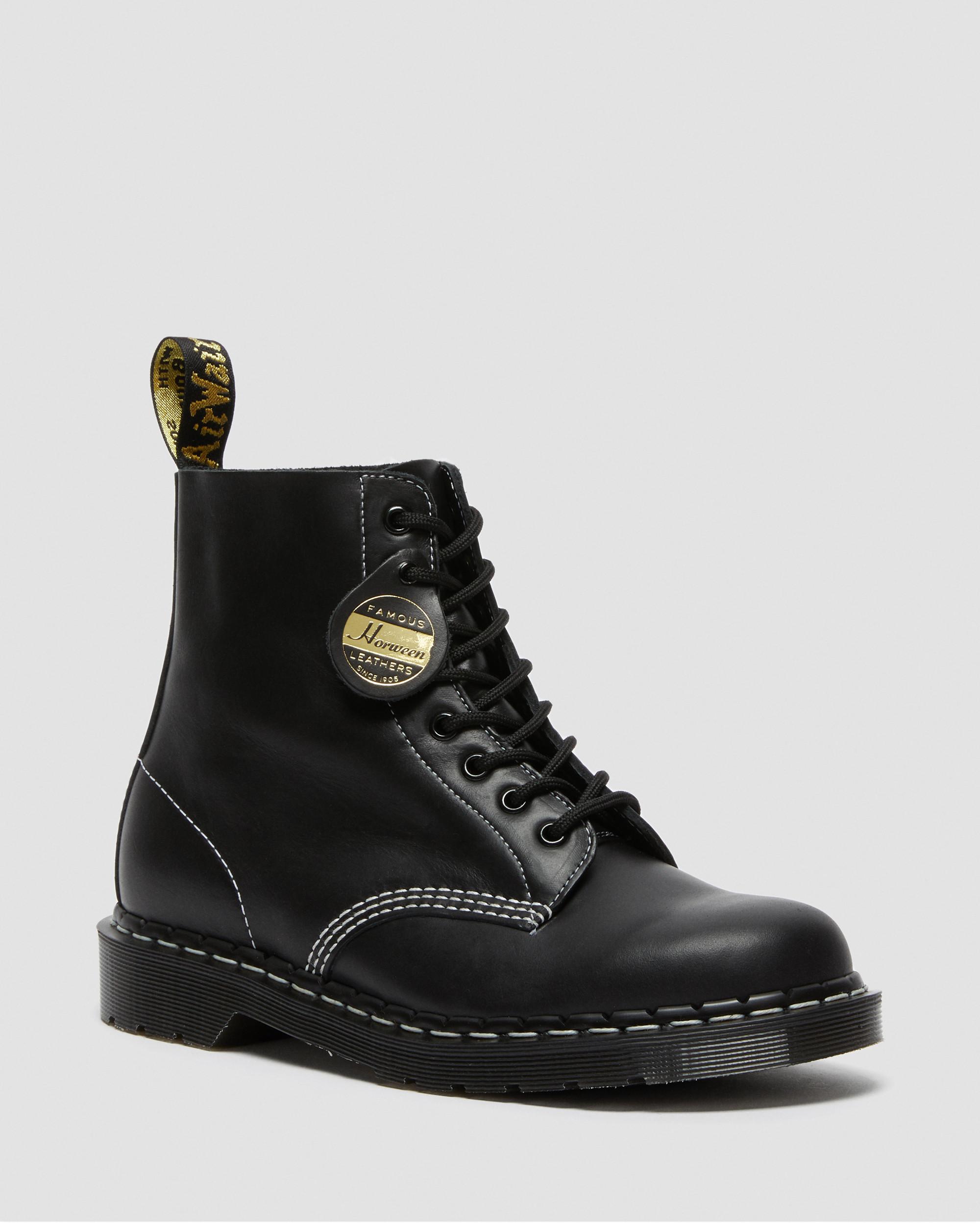1460 Pascal Made in England Cavalier Leather Lace Up Boots in