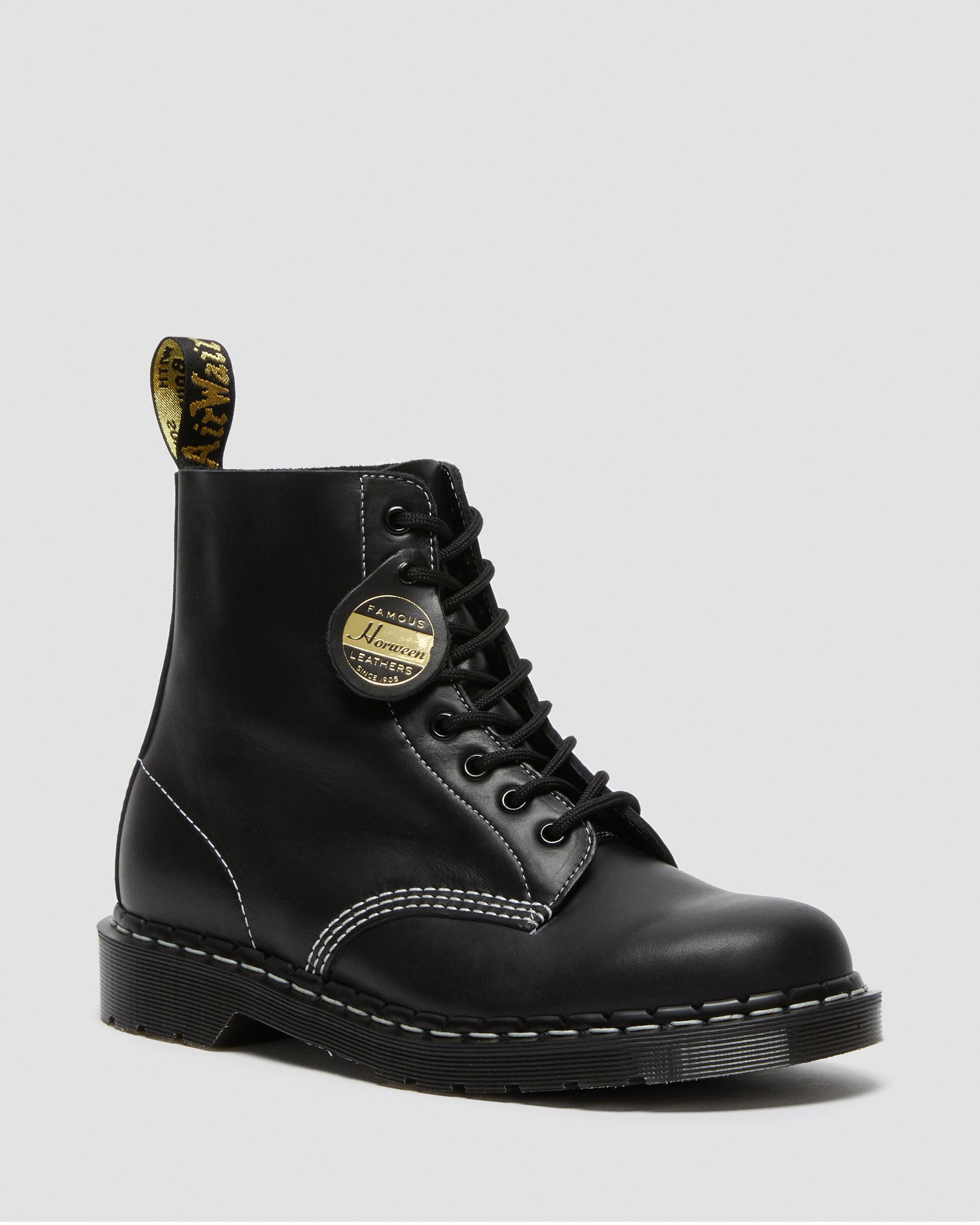 DR MARTENS 1460 Pascal Made in England Cavalier Leather Lace Up Boots