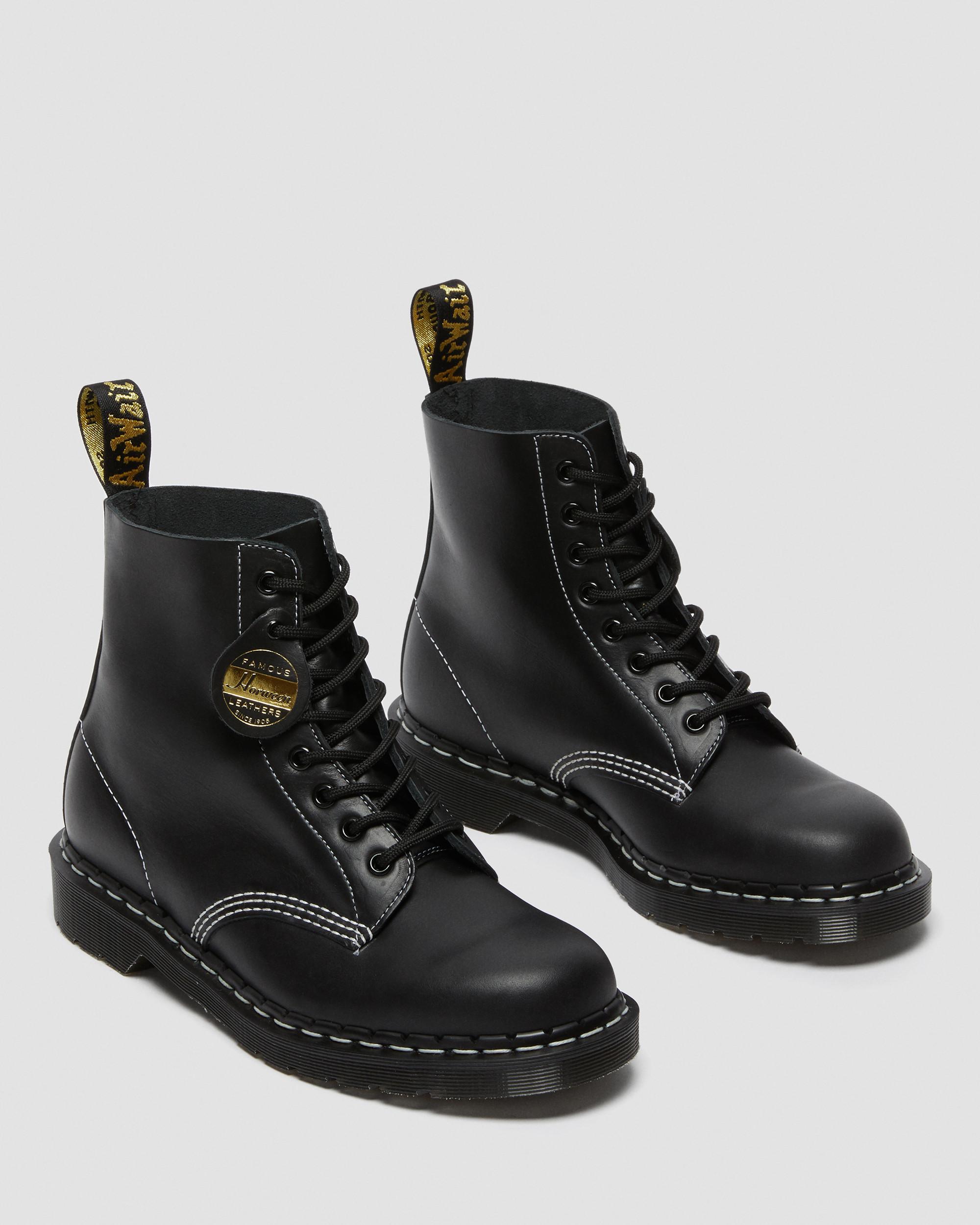 1460 Pascal Made in England Cavalier Leather Lace Up Boots in
