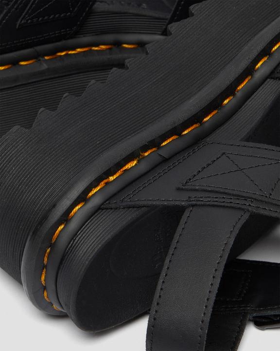 VOSS QUADVoss Quad Leather Strap Platform Sandals Dr. Martens