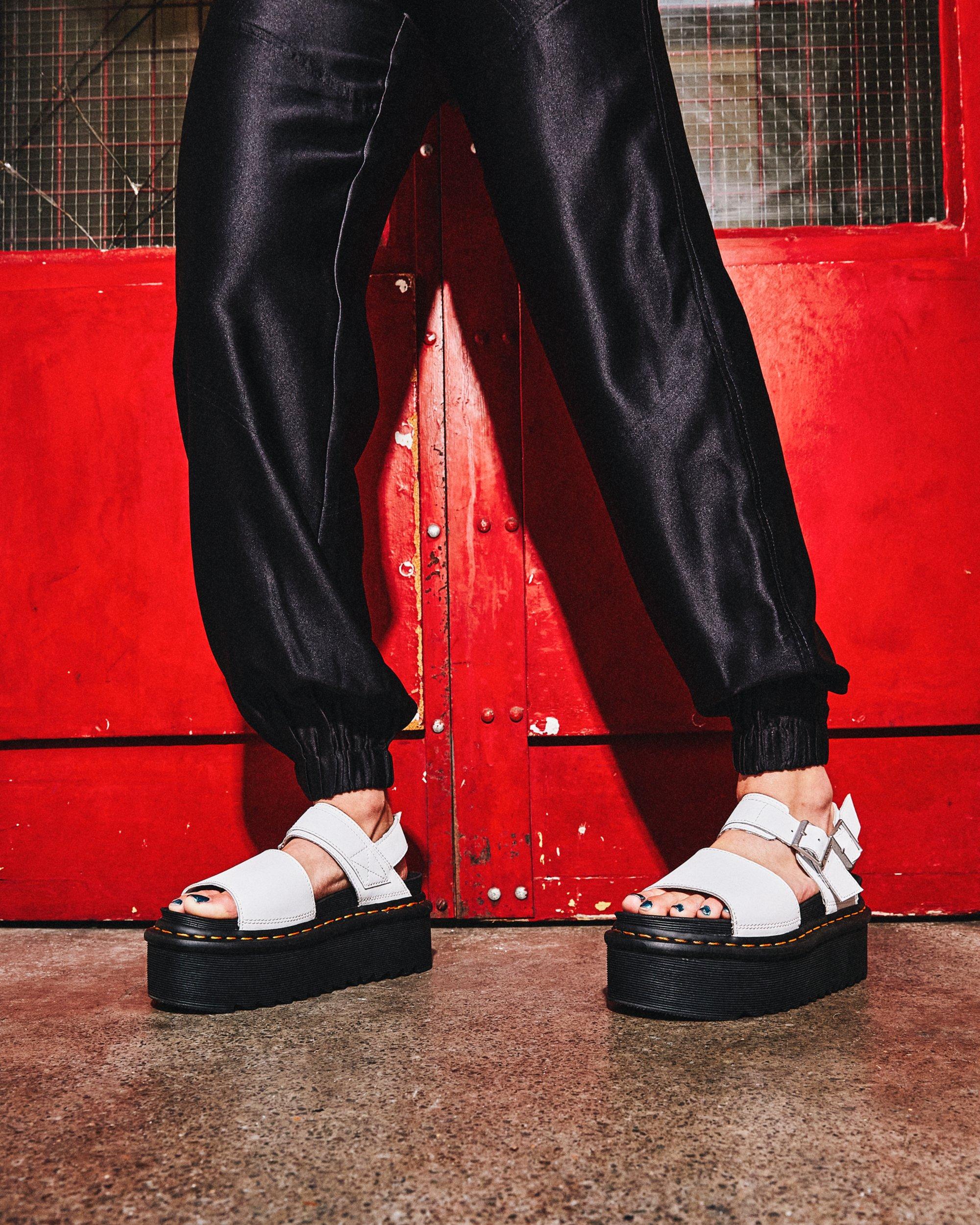 DR MARTENS Voss Women's Leather Strap Platform Sandals