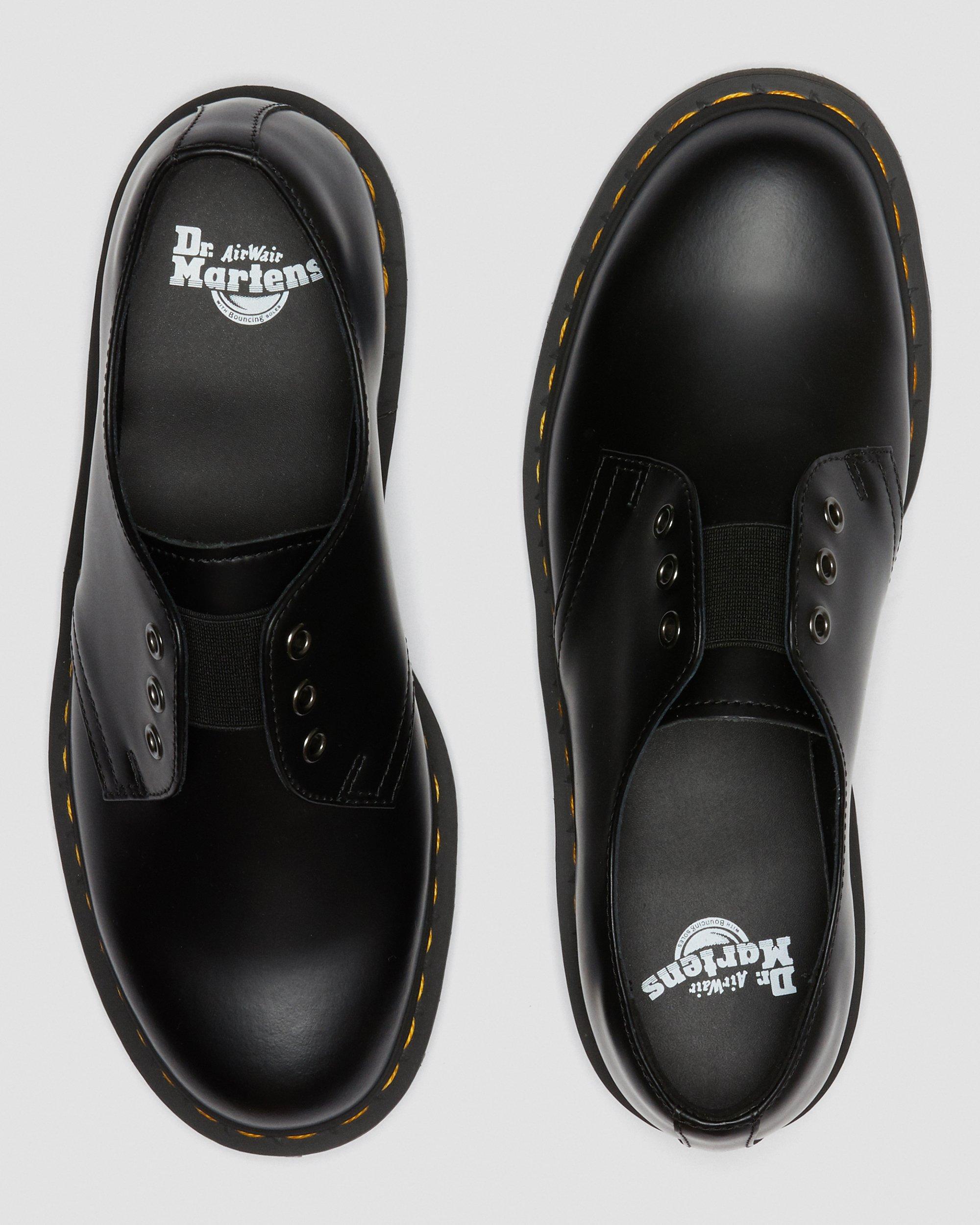 DR MARTENS 1461 Elastic Smooth Leather Oxford Shoes