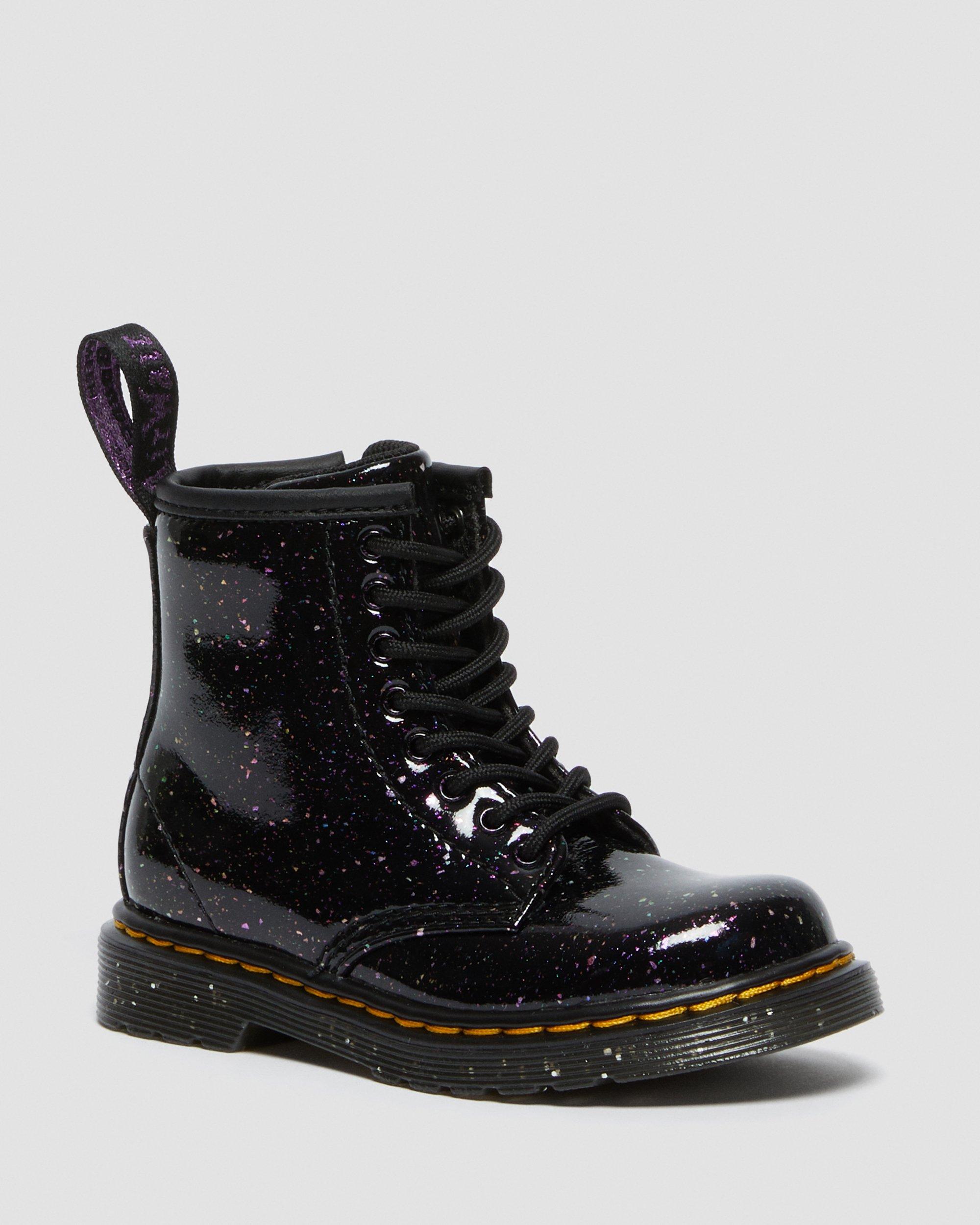 Dr. martens purple shops glitter toddler boots