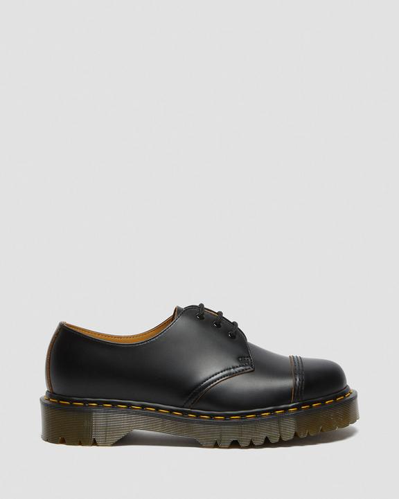 1461 Bex Made in England Toe Cap Oxford Shoes in Black | Dr 1461 Bex Made in England Toe Cap Oxford Shoes in Black | Dr
