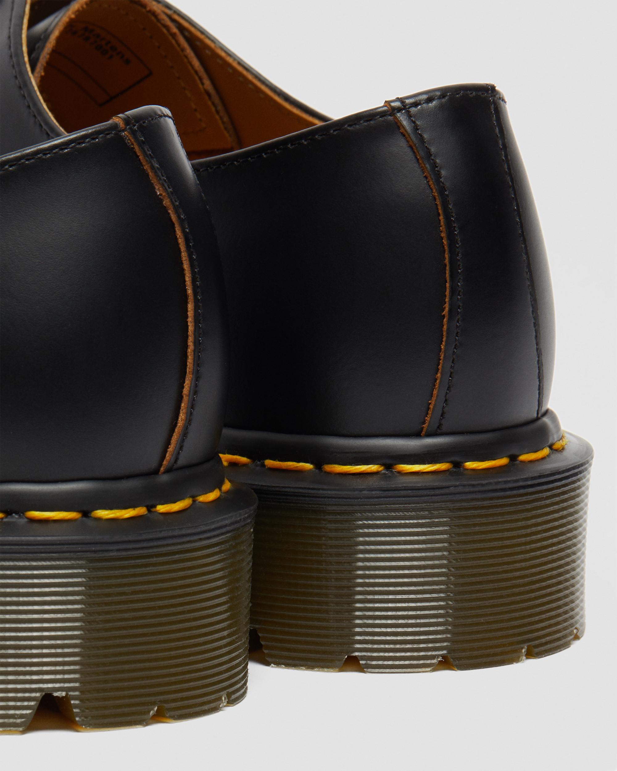 1461 Bex Made in England Toe Cap Oxford Shoes in BLACK | Dr. Martens™