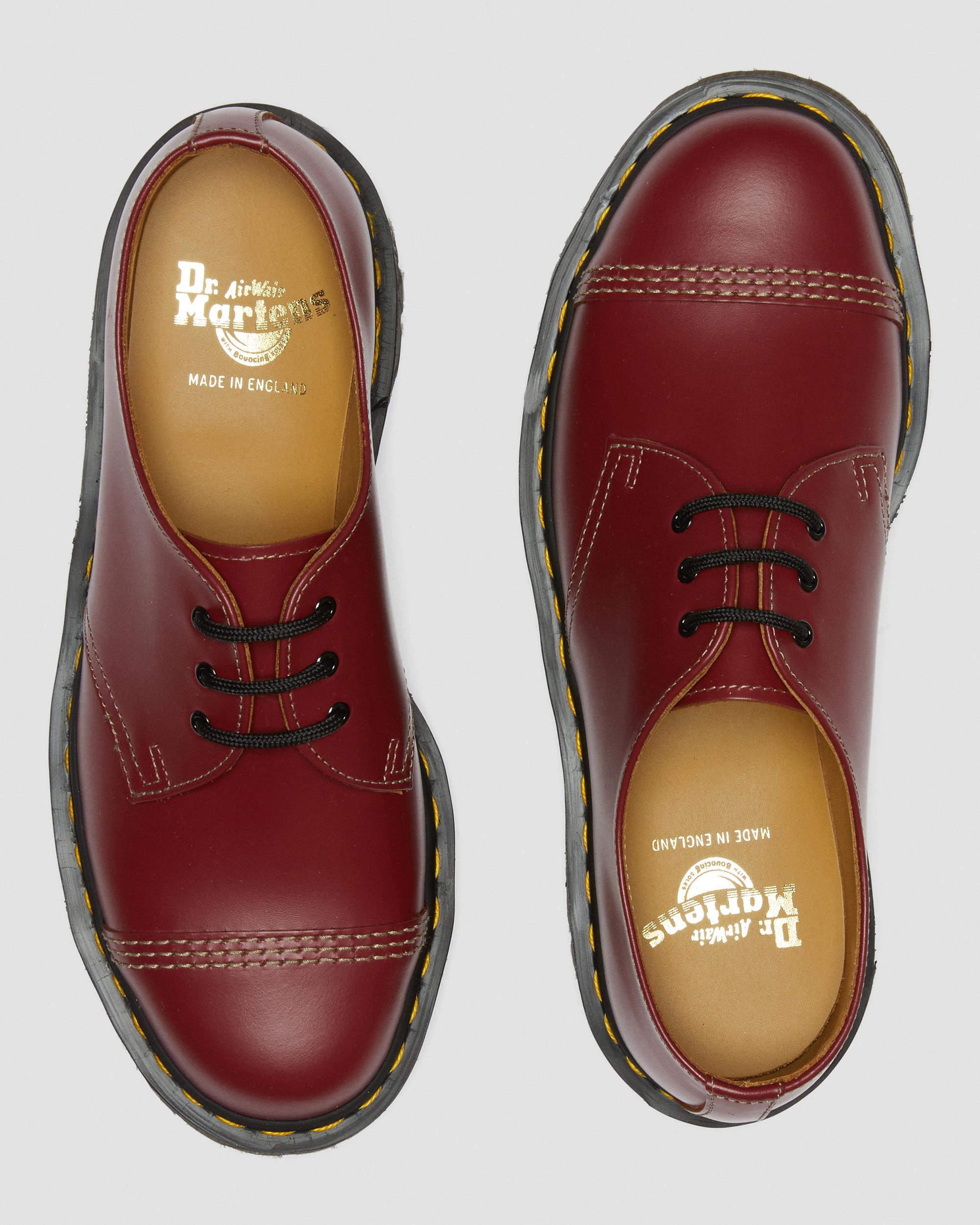 1461 Bex Made in England Toe Cap Oxford Shoes in OXBLOOD | Dr