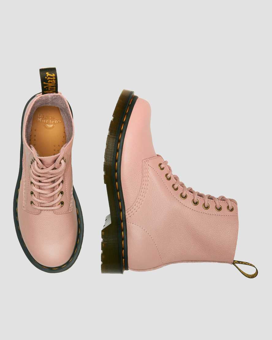 1460 Pascal Viginia Leather Lace Up Boots Peach Beige1460 Pascal Virginia Leather Lace Up Boots Dr. Martens