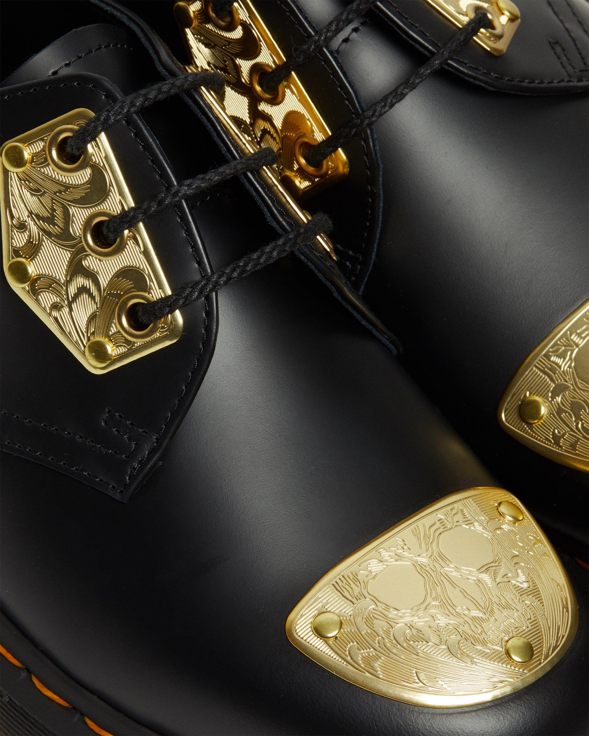 King Nerd 1461 Leather Oxford Shoes in BLACK | Dr. Martens™